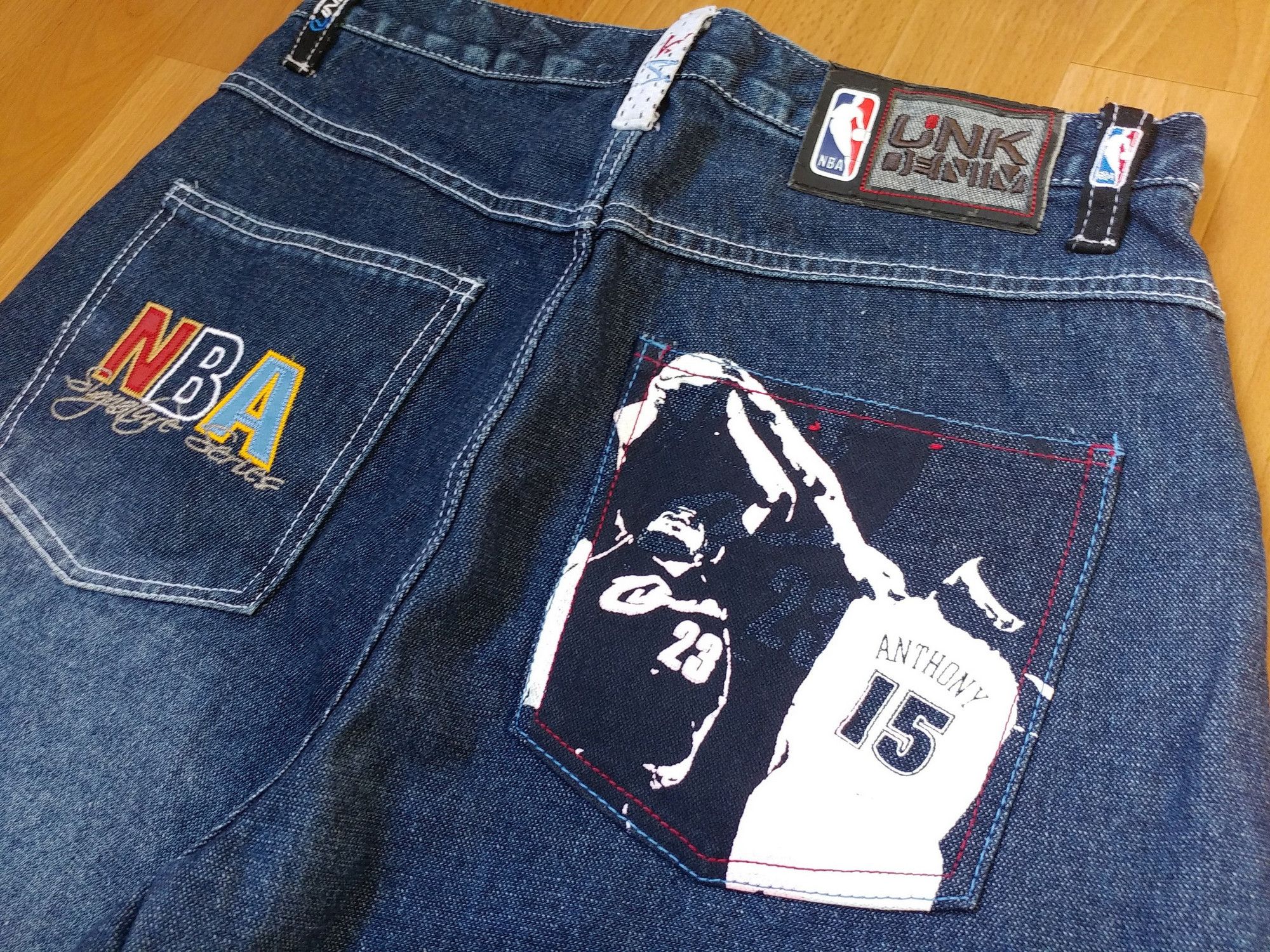 NBA NBA jeans, vintage UNK basketball, Cleveland Cavaliers W 32 Size US 32 / EU 48 - 5 Thumbnail