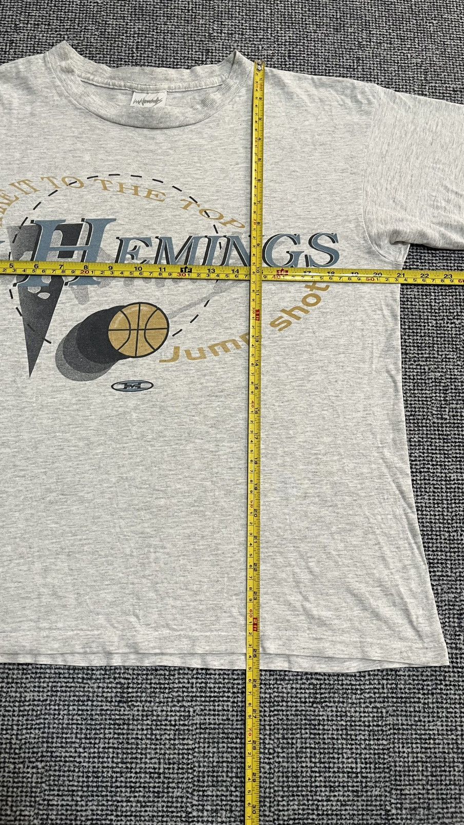 NBA Vintage M.Hemings Nba Shirt all single stich micheal jordan Size US M / EU 48-50 / 2 - 8 Thumbnail