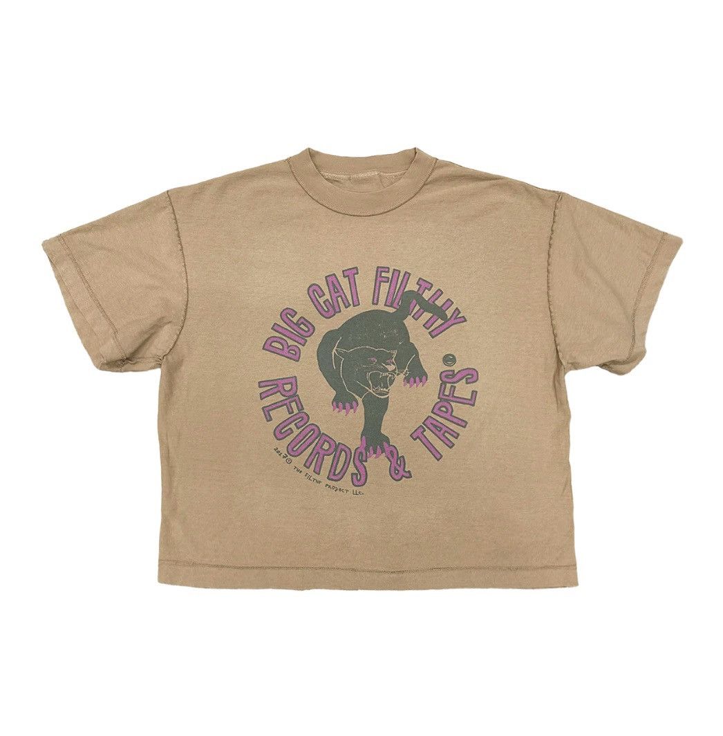 image of Filthy Project Big Cat Record Box Shirt in Brown, Men's (Size Large)