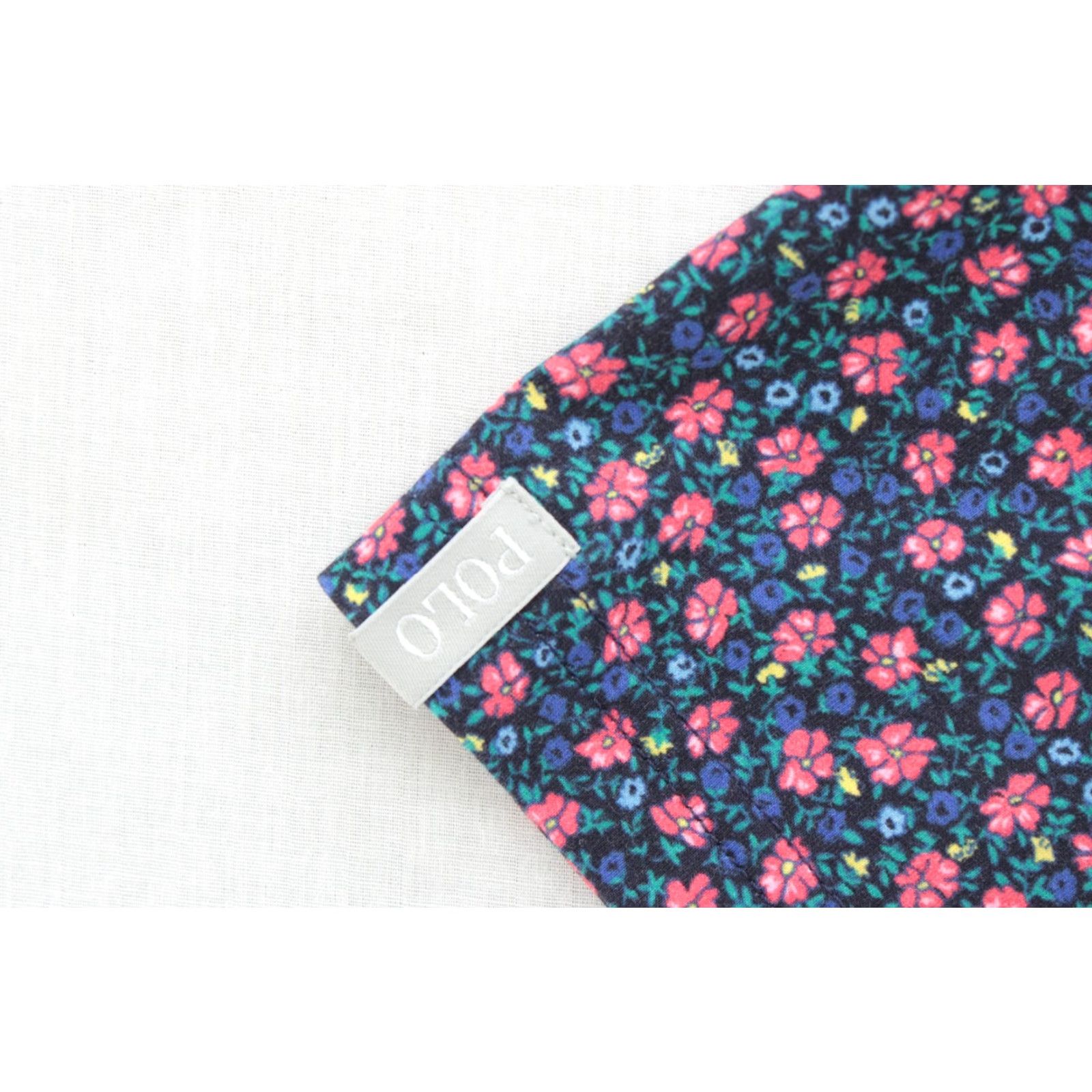 Polo Ralph Lauren VINTAGE Polo Ralph Lauren Polo Shirt Mens XL Blue Floral Hawaiian Preppy Vacation calico Size US XL / EU 56 / 4 - 3 Thumbnail