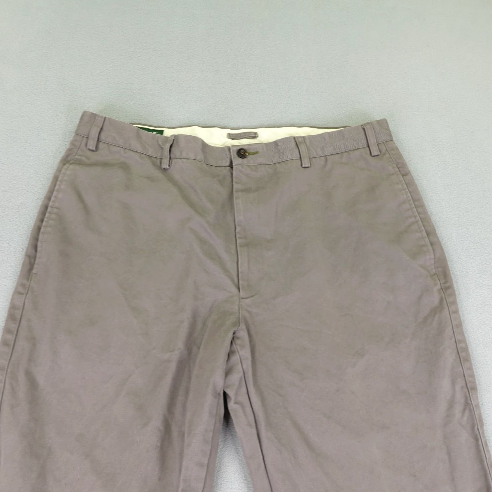 Orvis Orvis Pants Men 40 Gray Chino Wide Leg Straight Twill Work Outdoors Utility Work Size US 38 / EU 54 - 2 Thumbnail