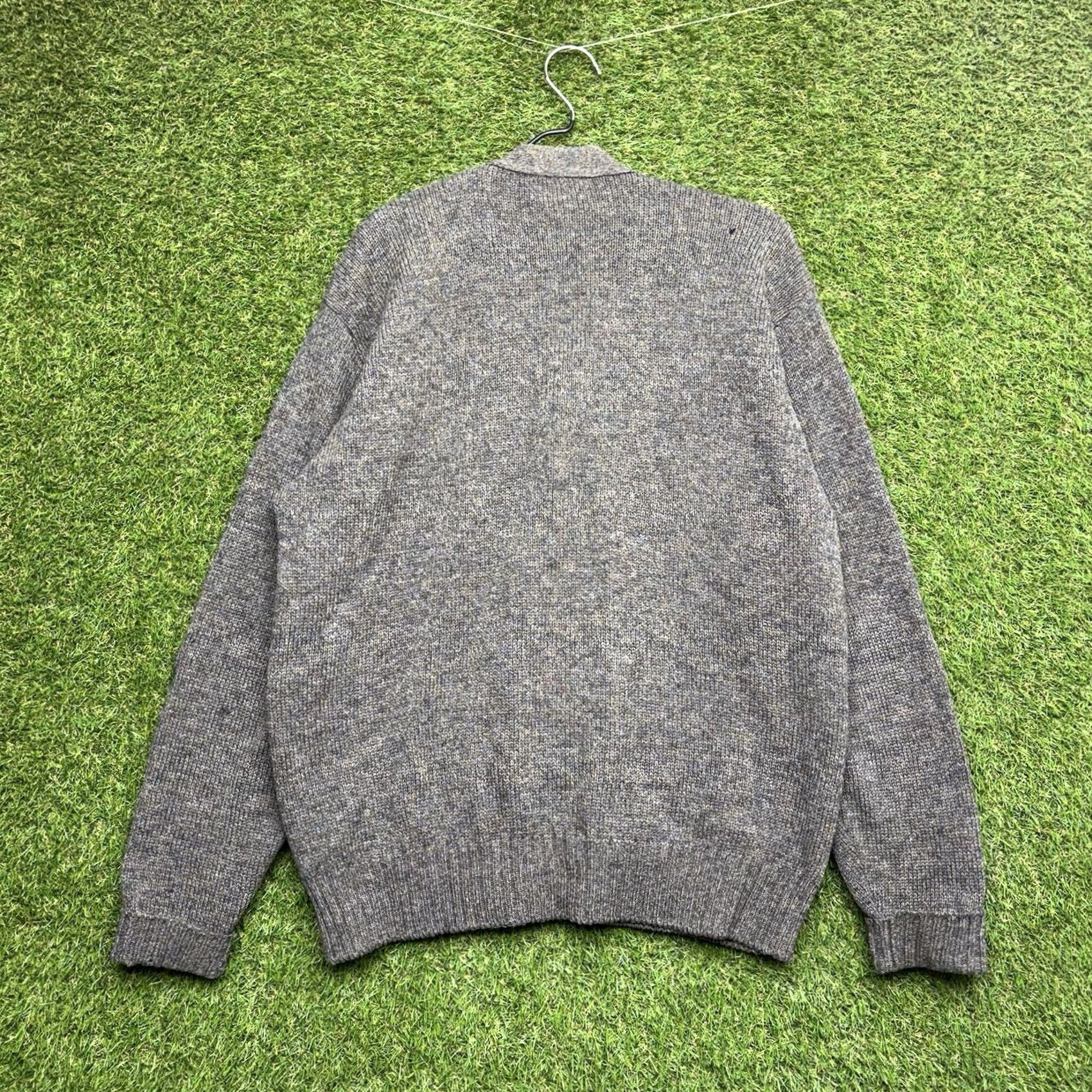 Vintage VINTAGE The Moors Lord Jeff Sweater Cardigan Mens XL Brown Wool Knit Long Sleeve V-Neck Button Open All Seasons Casual United States Men Size US XL / EU 56 / 4 - 2 Thumbnail