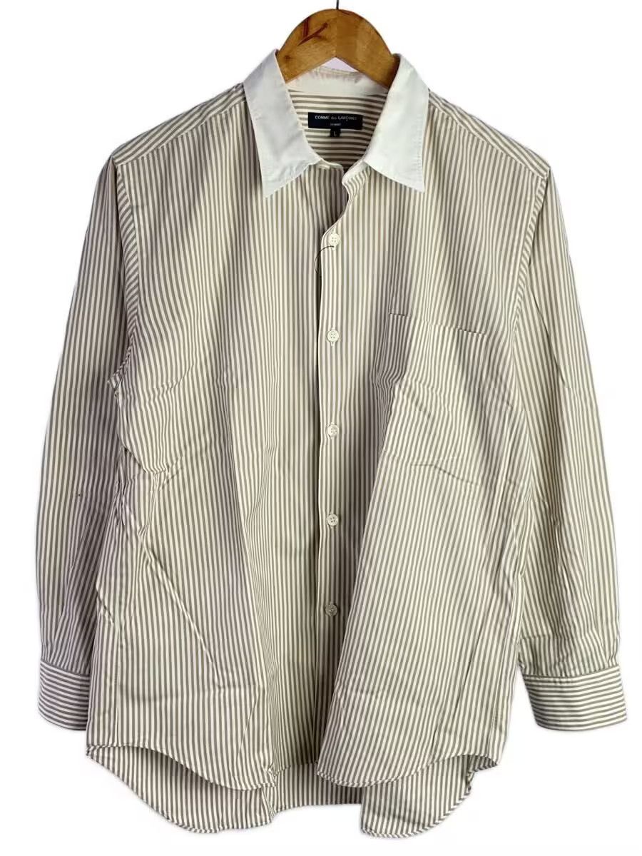 Comme des Garcons Homme Striped Button Shirt Size US L / EU 52-54 / 3 - 1 Thumbnail