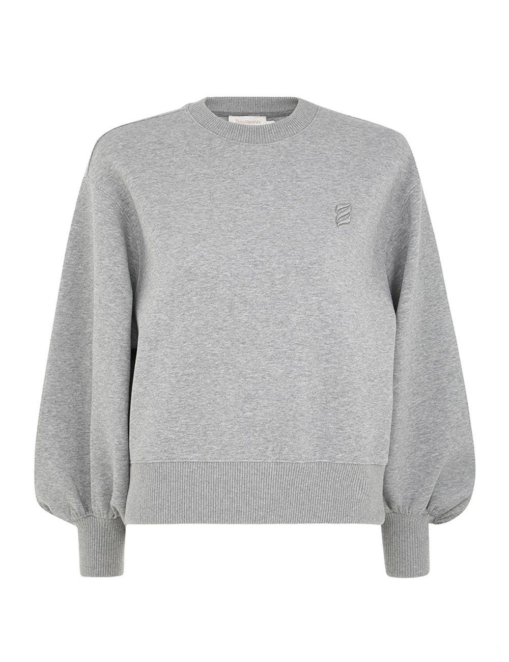 Zimmermann oc11z0825 Illustration Sweater in Grey Size L / US 10 / IT 46 - 1 Thumbnail