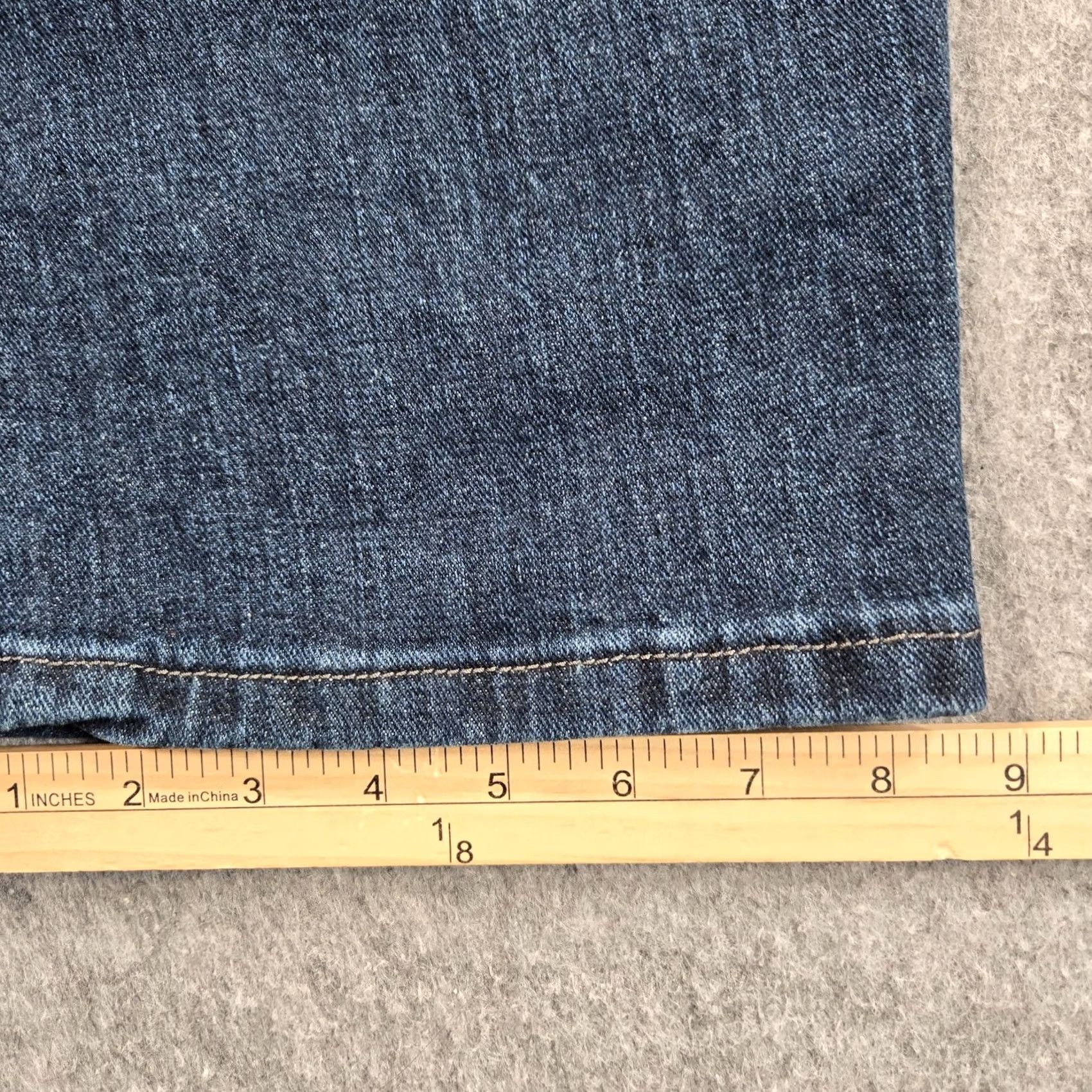 Lee Lee Regular Fit Straight Leg Jeans Mens 42x30 Blue Medium Wash Stretch Denim Size US 42 / EU 58 - 7 Thumbnail