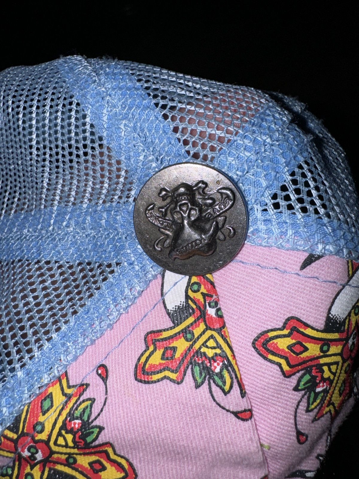 Ed Hardy RARE Ed Hardy Etern Love Hat Size ONE SIZE - 2 Thumbnail