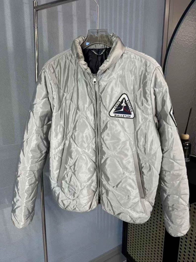 Louis Vuitton Silver astronaut cotton jacket