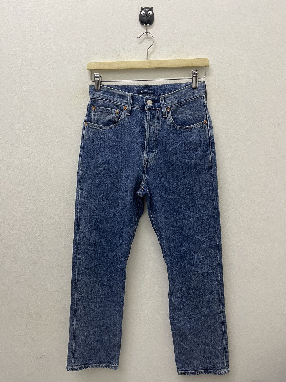 Levi's Made & Crafted Rare LEVIS MADE & CRAFTED 501 Crop Big E Selvedge Size US 26 / EU 42 - 6 Thumbnail