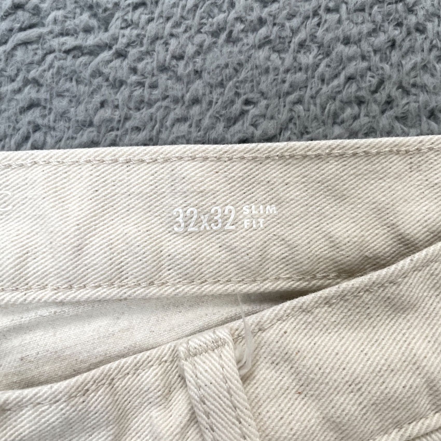 Banana Republic Banana Republic Mens Jeans White 32x32 Skinny Leg Stretch Slim Fit Denim Travel Size US 32 / EU 48 - 4 Thumbnail