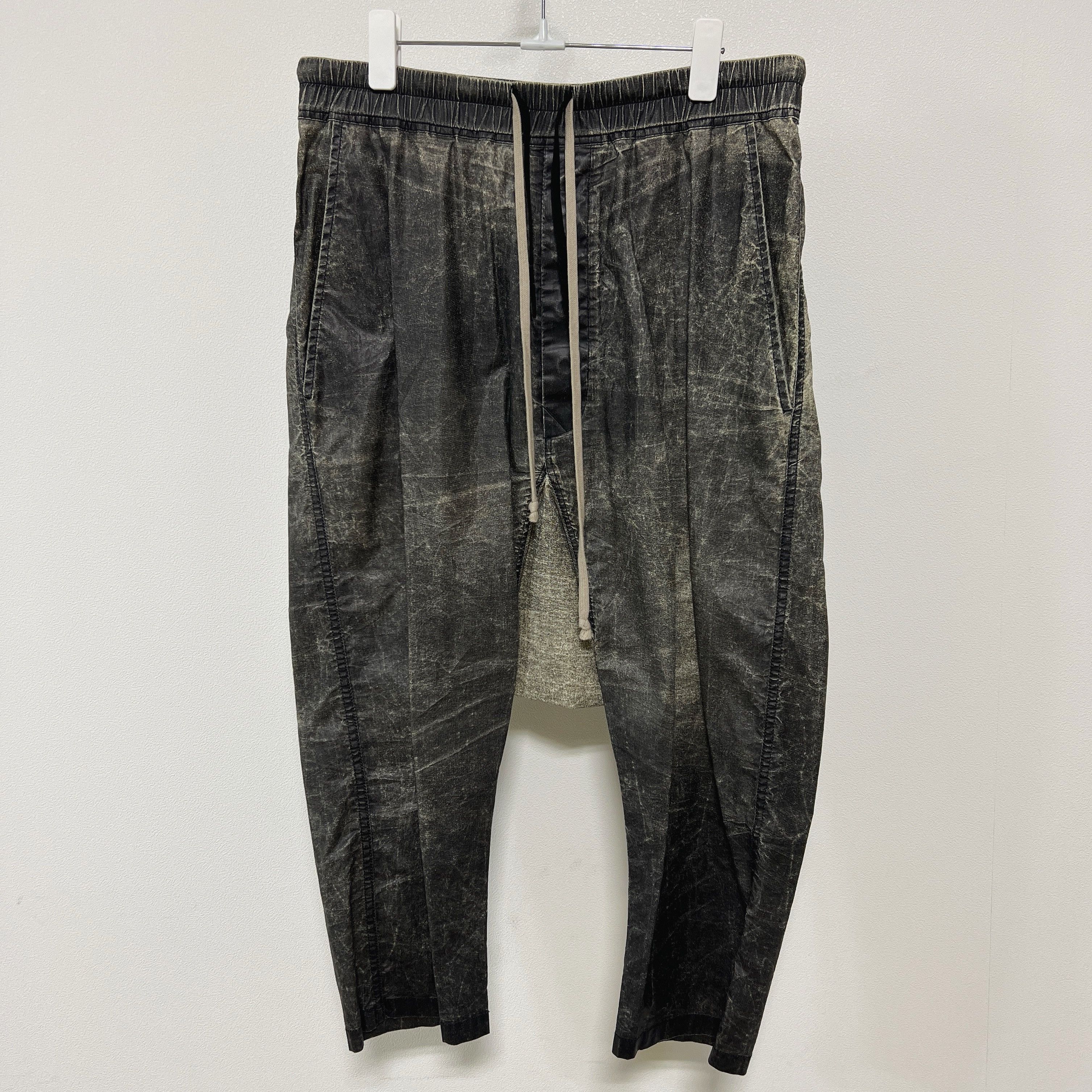 Rick Owens Rick Owens SS17 DRKSHDW Low Crotch Cropped Pants Size US 34 / EU 50 - 2 Thumbnail