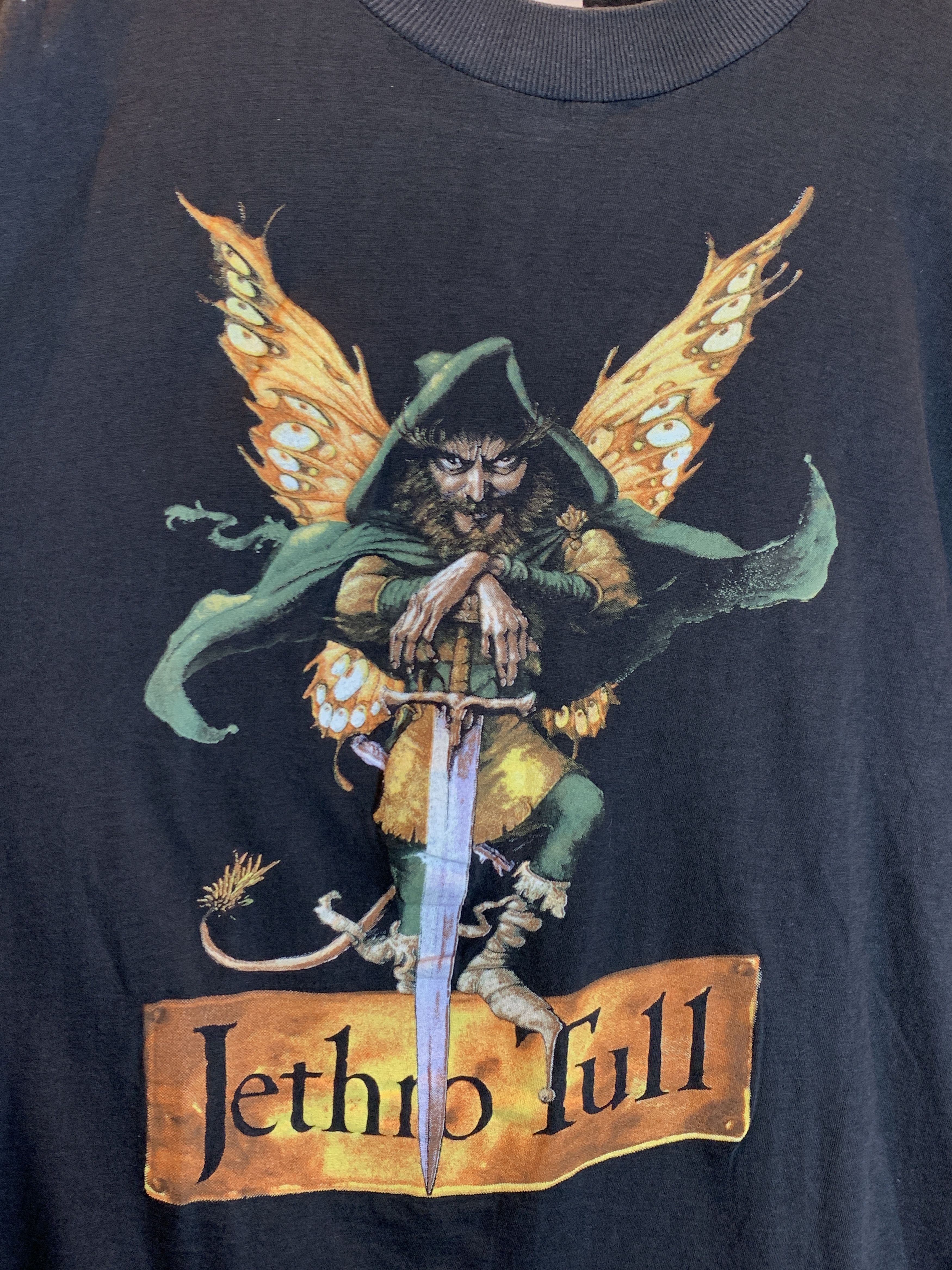 Band Tees *RARE* Vintage 1991 Jethro Tull Tour Single Stitch T-Shirt M Size US M / EU 48-50 / 2 - 3 Thumbnail