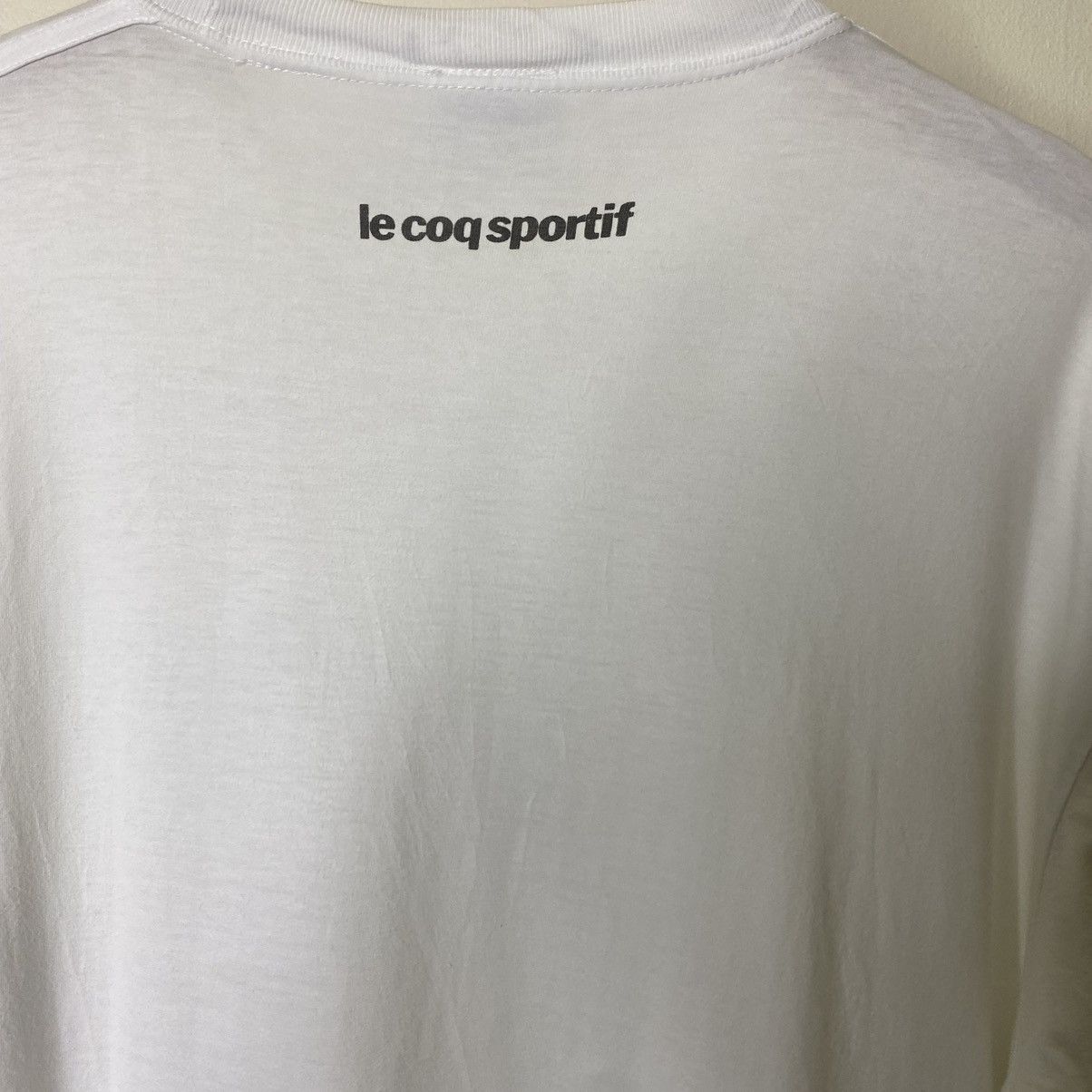 Le Coq Sportif × Vintage Vintage 1990s Lecoq Sportif Big Logo Tee Size US XL / EU 56 / 4 - 5 Thumbnail
