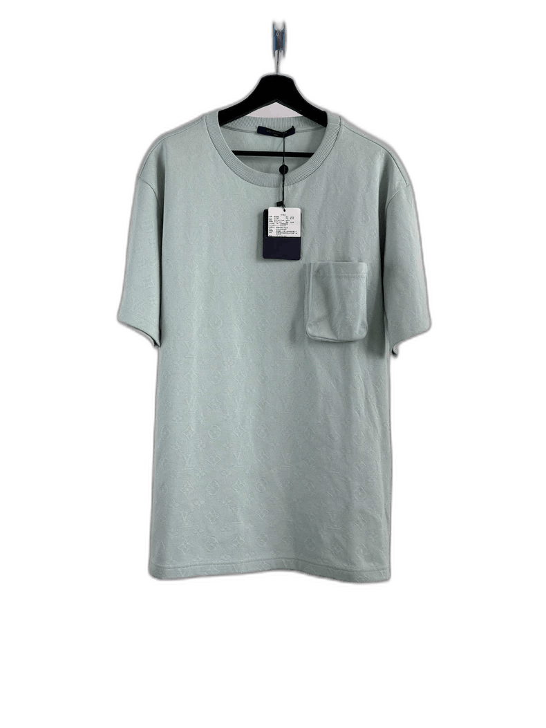 Louis Vuitton Louis Vuitton Mint Green Pocket Short Sleeve Shirt Size US XL / EU 56 / 4 - 1 Thumbnail