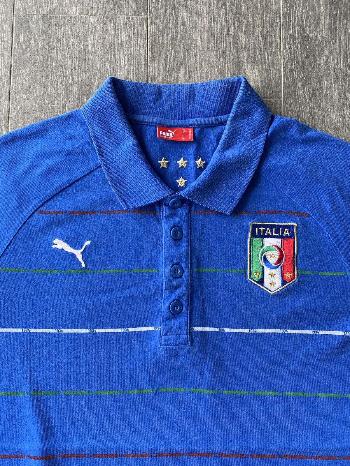 Puma × Vintage Vintage Puma Italy 2006/07 Polo Shirt Size US M / EU 48-50 / 2 - 3 Thumbnail