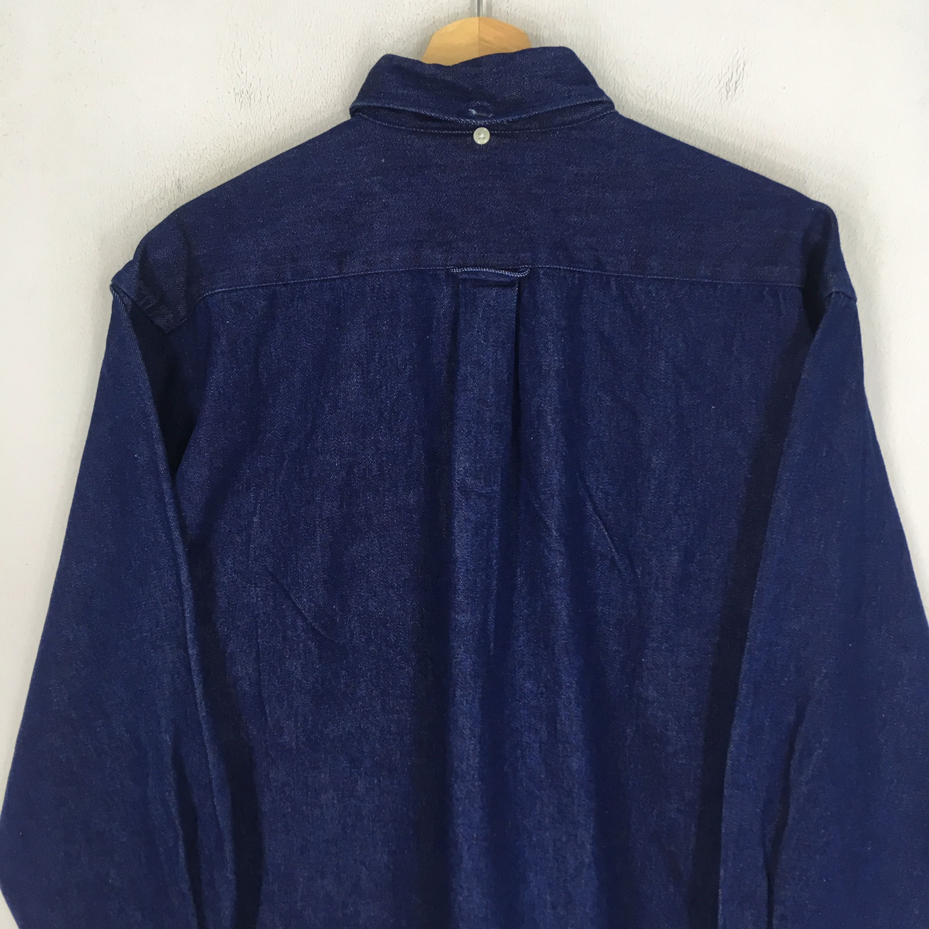 Indigo Vintage Sea Dog Japanese Brand Indigo Blue Pullover Shirt Size US M / EU 48-50 / 2 - 5 Thumbnail