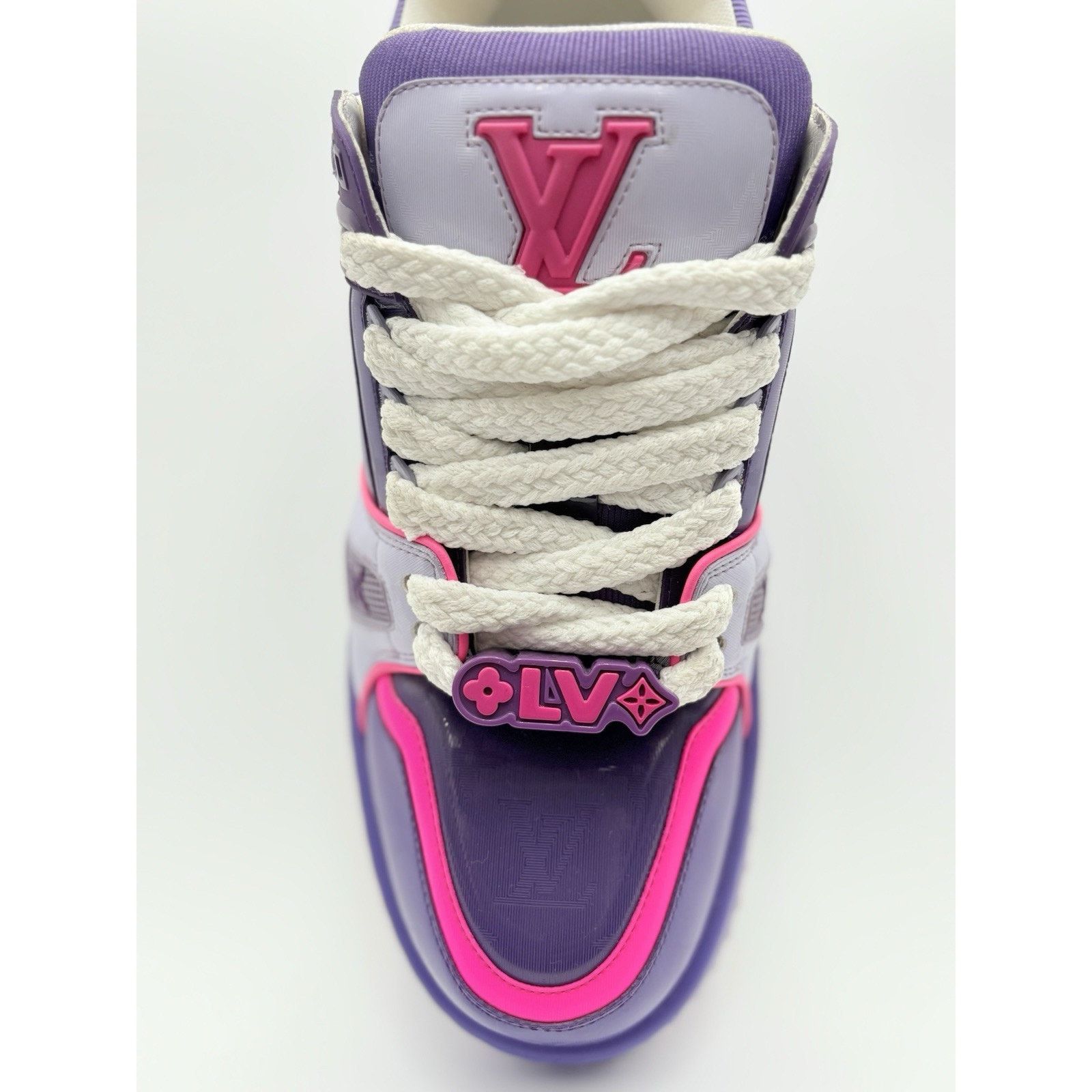 Louis Vuitton (9-9.5 US) Louis Vuitton Maxi ' Purple Pink ' | SUPER CLEAN! Size US 9 / EU 42 - 5 Thumbnail