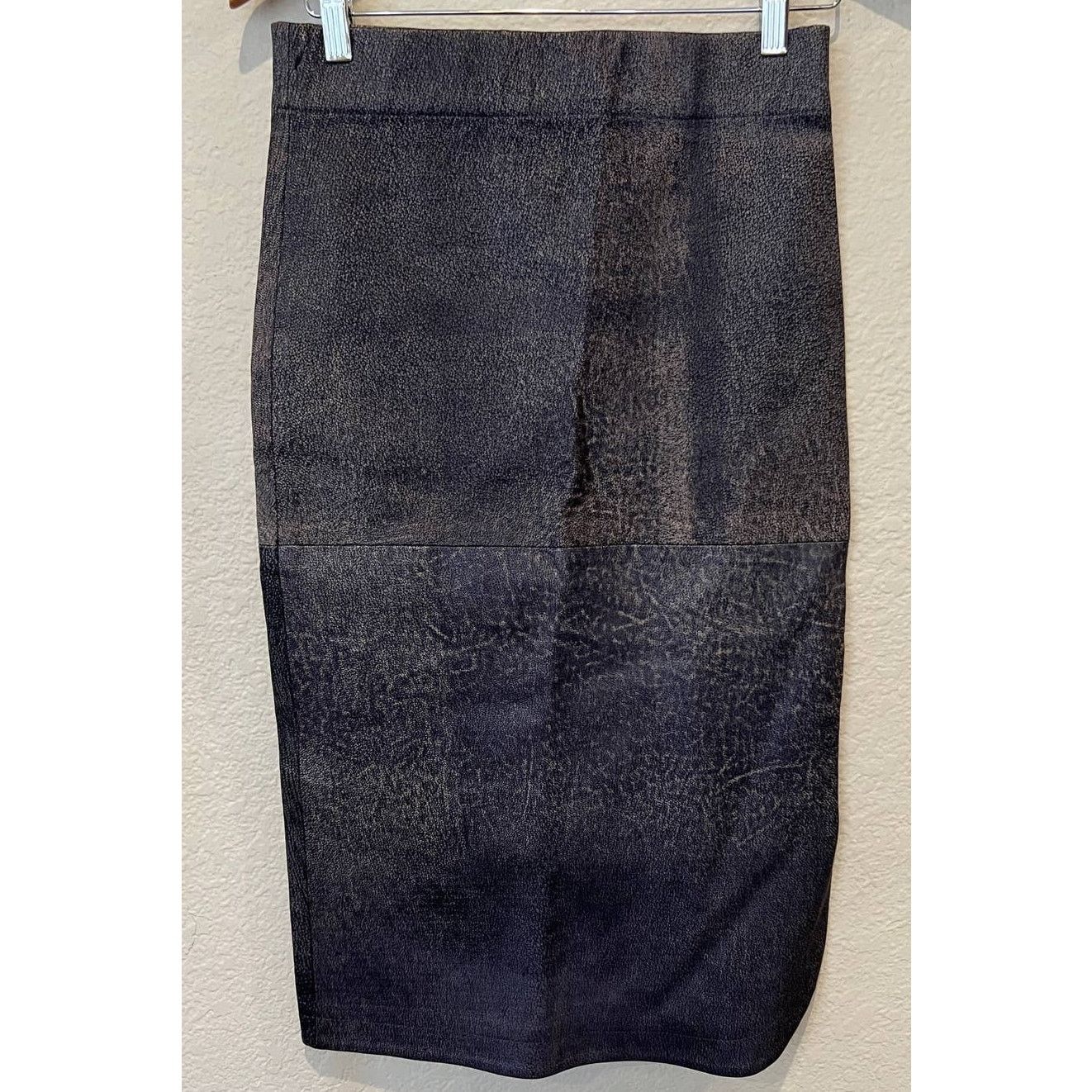 Zero + Maria Cornejo ZERO + MARIA CORNEJO Rai Leather Curved Skirt Size 6 Size 28" / US 6 / IT 42 - 10 Thumbnail