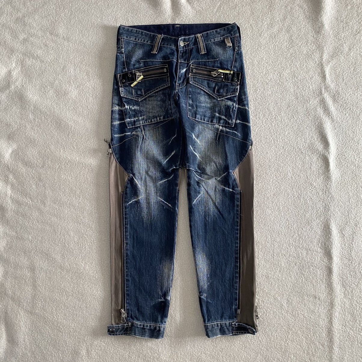 Japanese Brand × PPFM Vintage Ppfm Distressed Denim w28 Size US 28 / EU 44 - 1 Thumbnail