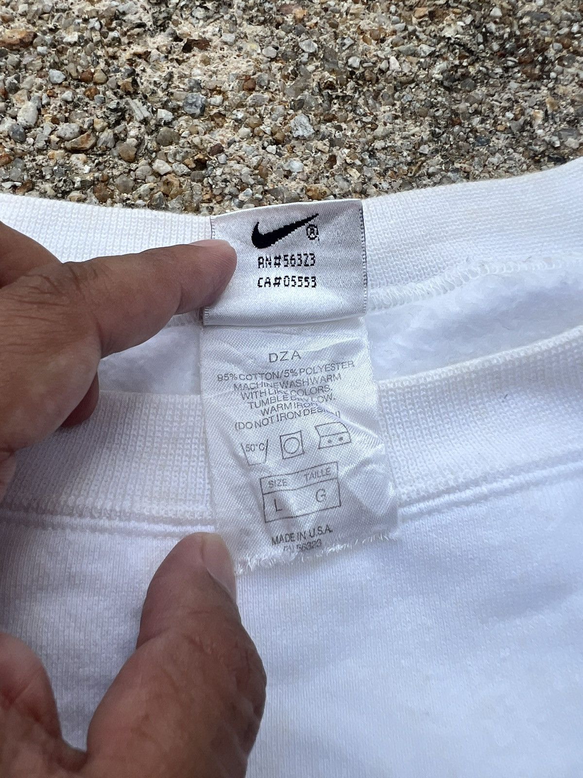 Nike × Vintage Vintage Nike Spell Out Made In USA Sweatshirt Size US L / EU 52-54 / 3 - 6 Thumbnail