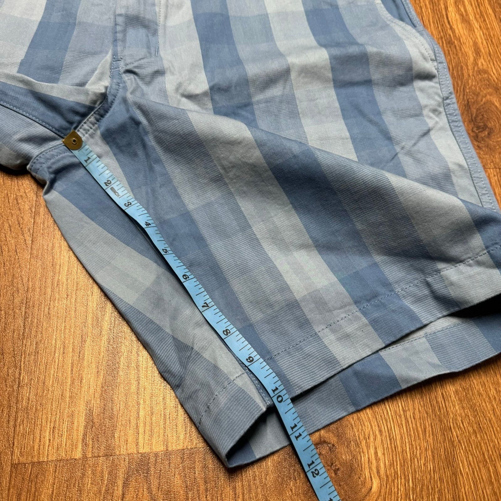 The North Face North Face Men Blue Checkered Plaid Explore Short Stretch 38 Size US 38 / EU 54 - 11 Thumbnail
