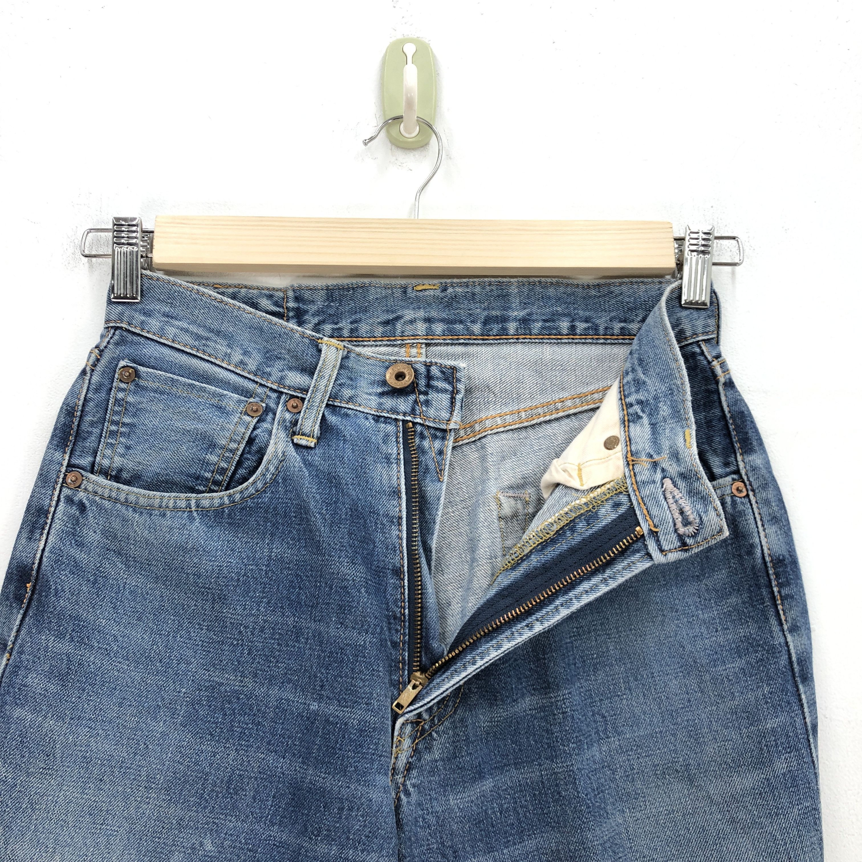 Japanese Brand Distressed Japanese Selvedge Jeans Edwin Redline Denim Size 26" / US 2 / IT 38 - 6 Thumbnail