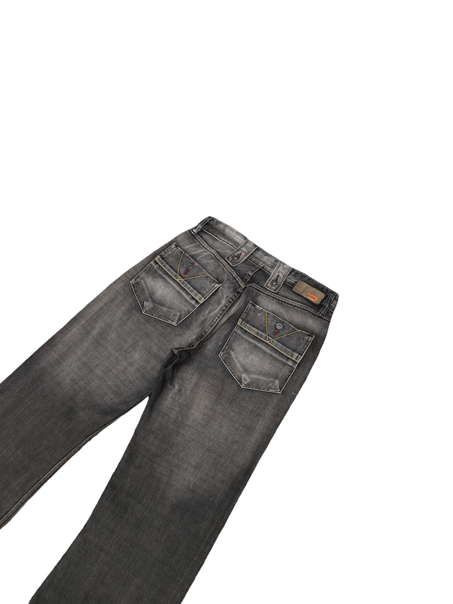 Diesel Wide Leg Jeans Diesel Stone Wash Denim Loose Y2k Streetwear Size US 31 - 2 Thumbnail