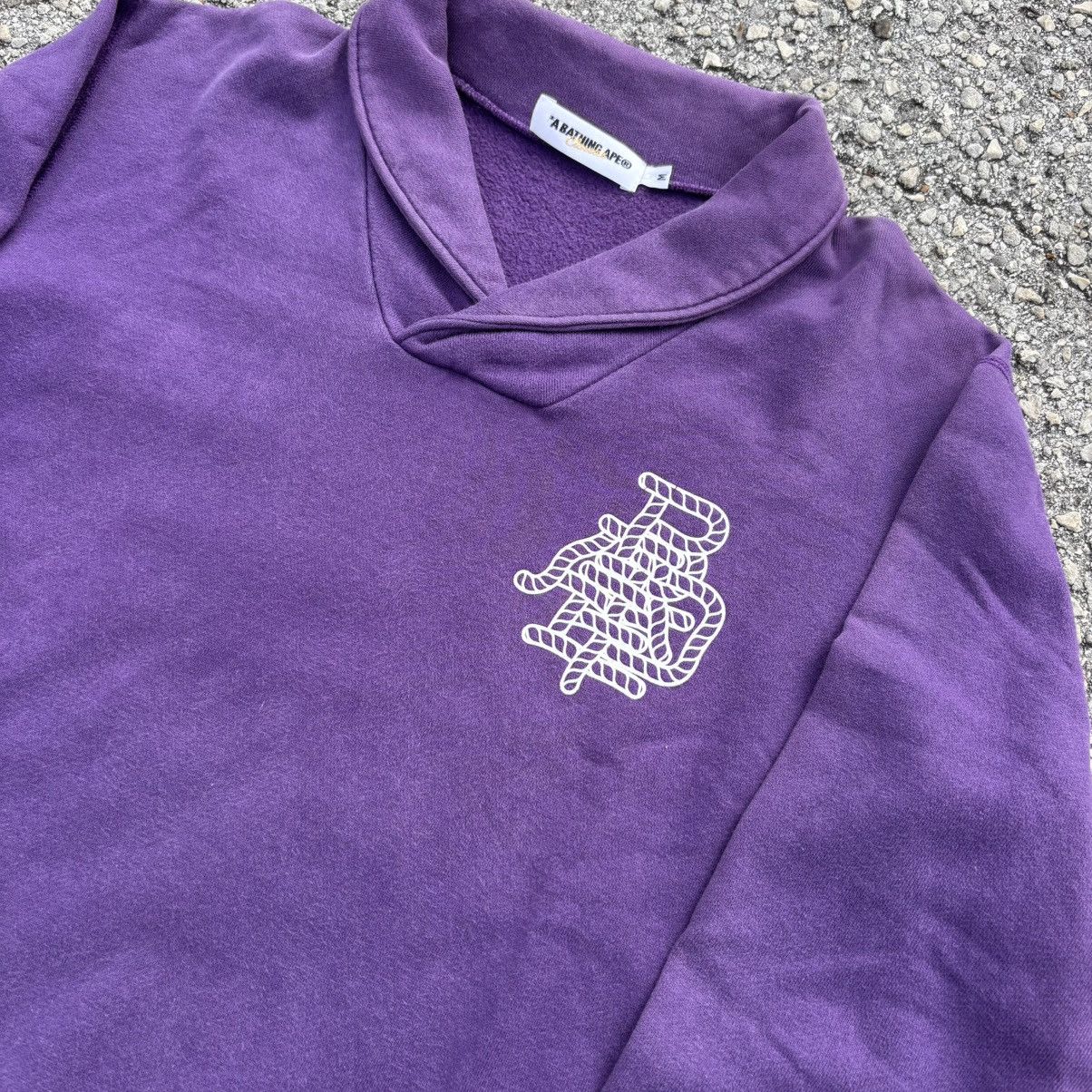 Bape Bape Shawl Collar Emblem Sweatshirt Size US M / EU 48-50 / 2 - 2 Thumbnail