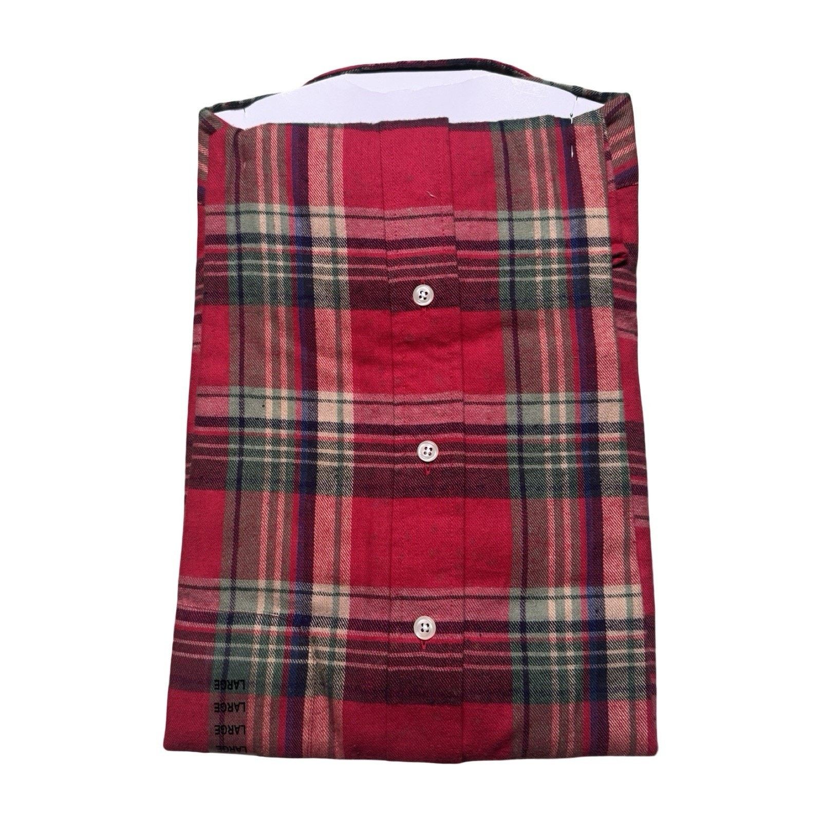 Vintage Vintage Sun River Plaid Button Up Size L Shirt Flannel NOS Size US L / EU 52-54 / 3 - 3 Thumbnail