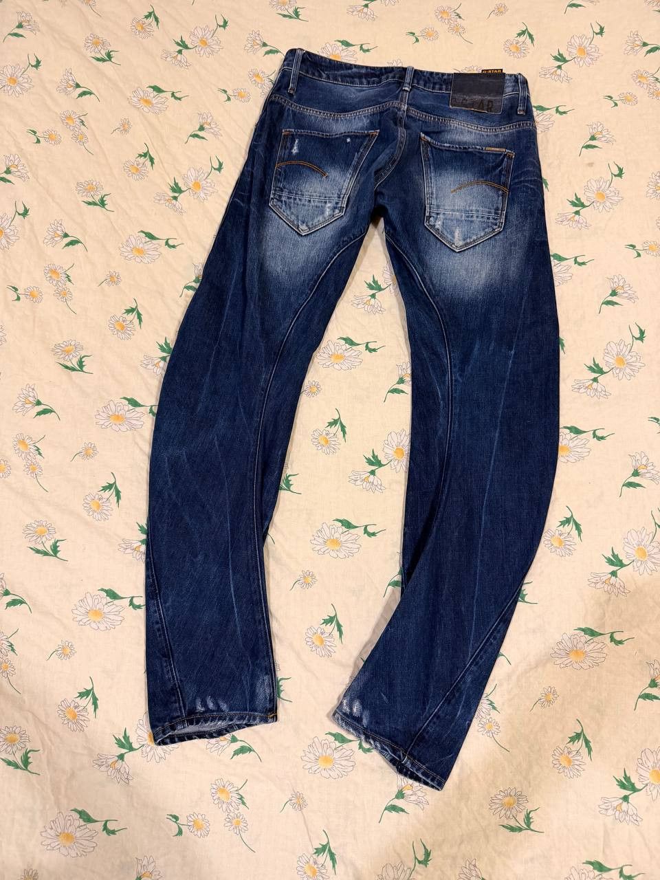 G-Star G-STAR 3301 SLIM Jeans Men Stretch Buttons Fly Size US 31 - 16 Thumbnail