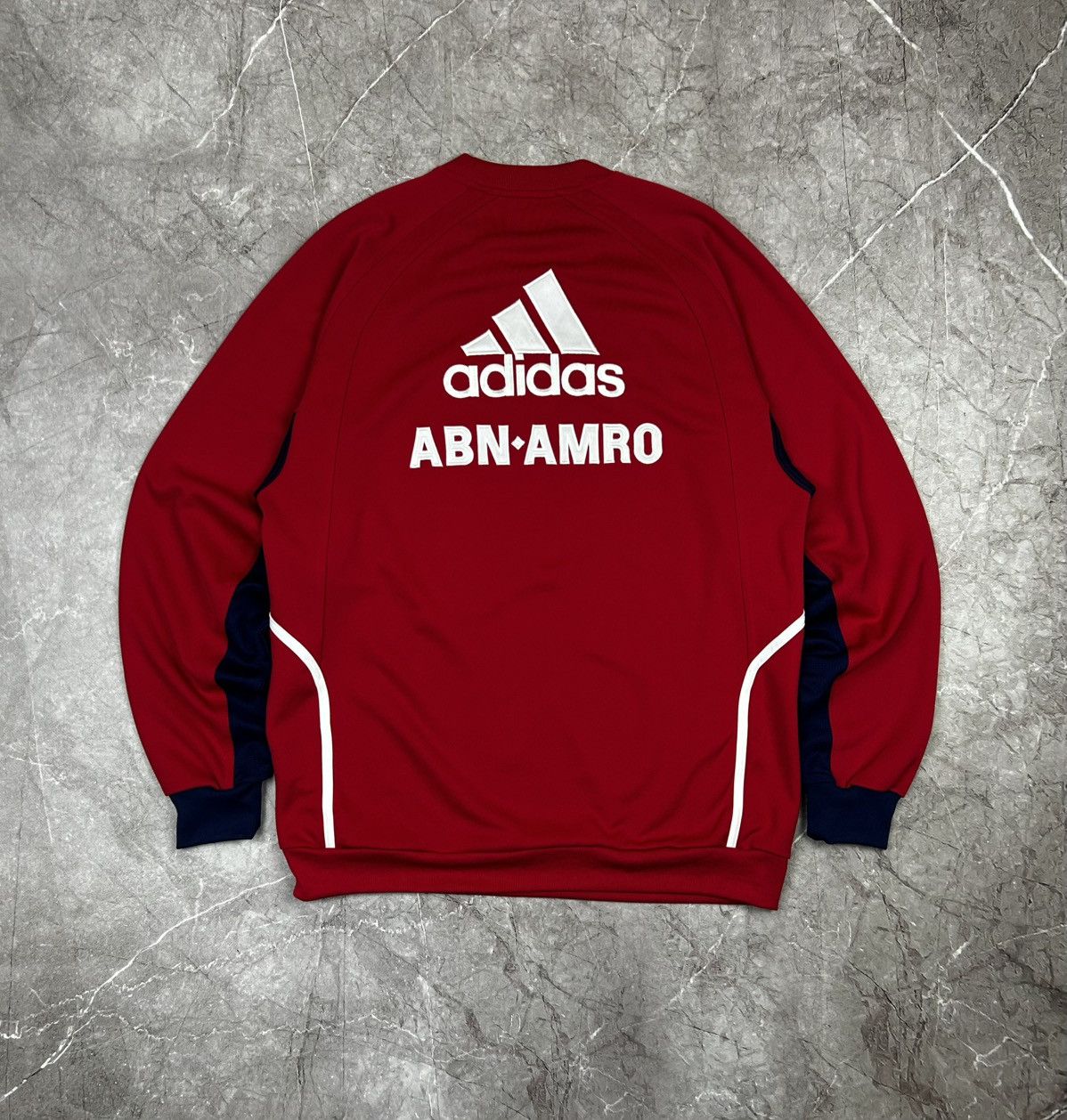 Adidas Vintage 90s Adidas Ajax Amsterdam Football Sweatshirt Soccer Size US L / EU 52-54 / 3 - 2 Thumbnail