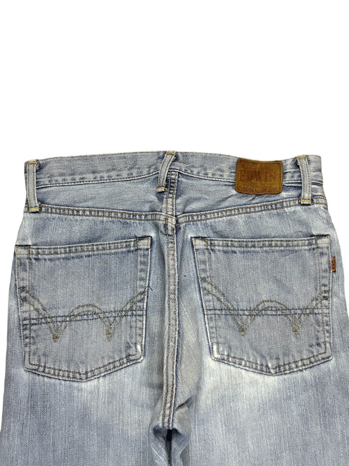 Edwin × Japanese Brand Vintage Japanese Edwin 505zx Selvedge Loose Jeans Size US 29 - 9 Thumbnail