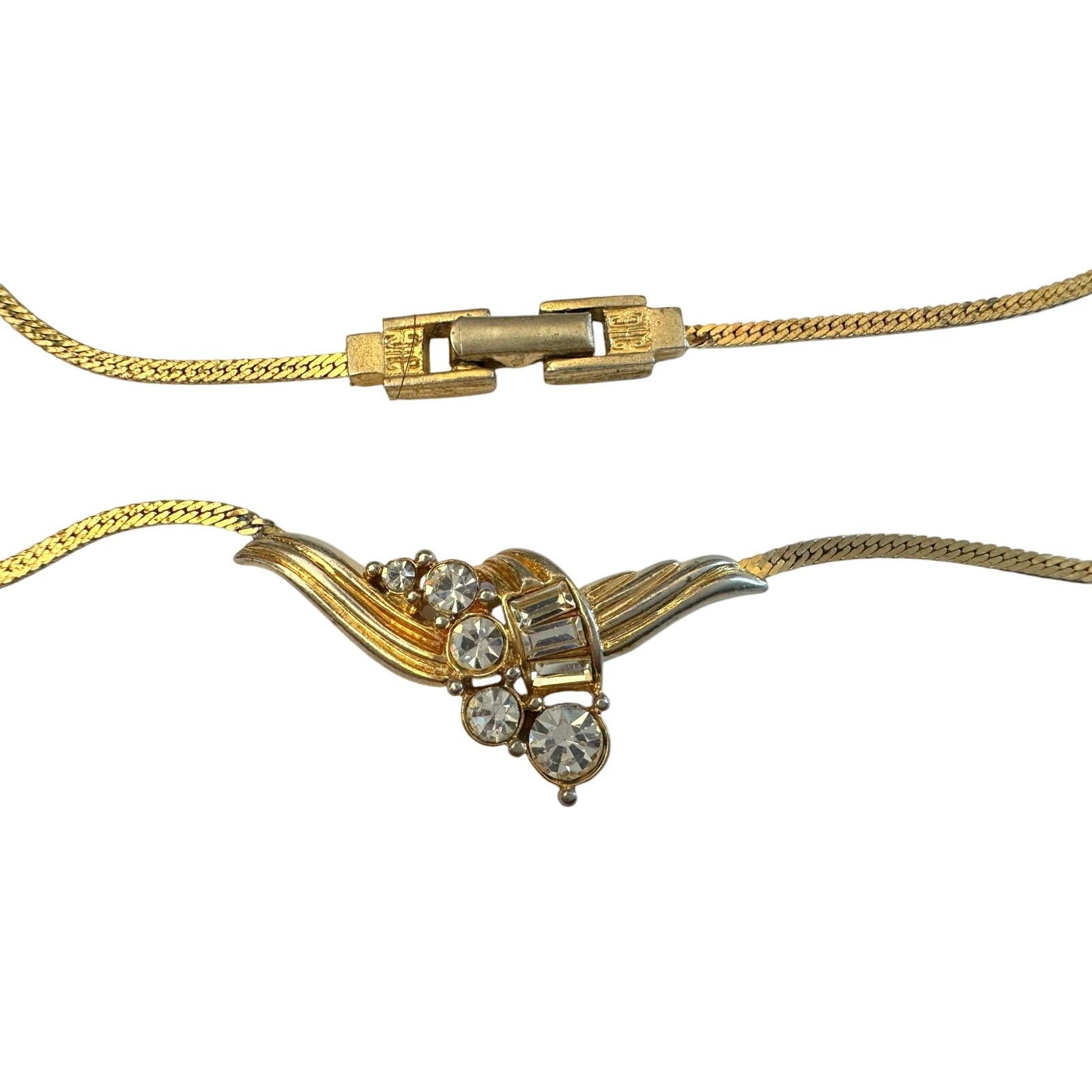 Givenchy Givenchy Rhinestone Cluster Collar Necklace - Vintage Size ONE SIZE - 5 Thumbnail