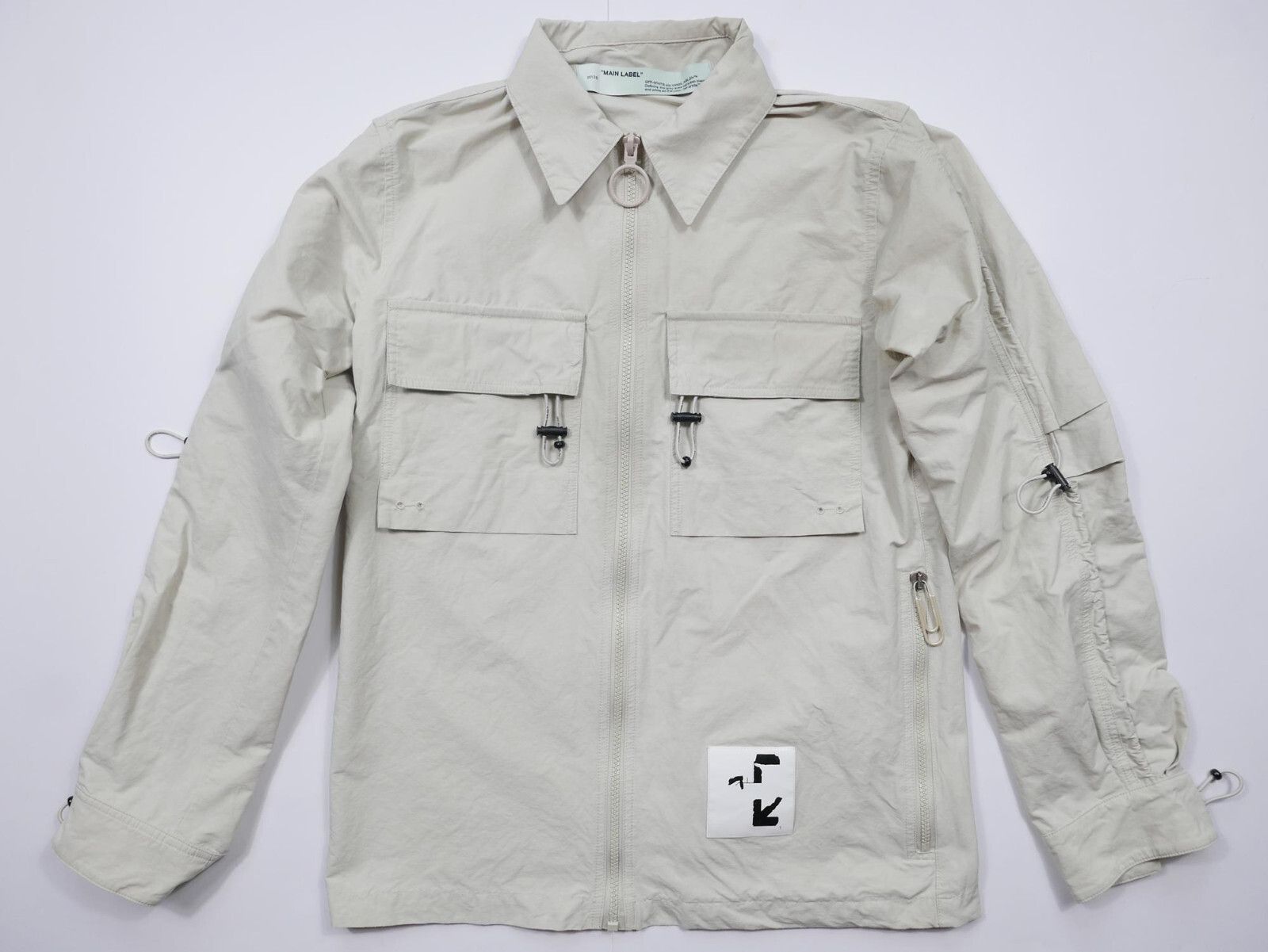 Off-White Off-White Jacket Shirt Universal Key Beige Ivory Cargo S Size US S / EU 44-46 / 1 - 1 Thumbnail