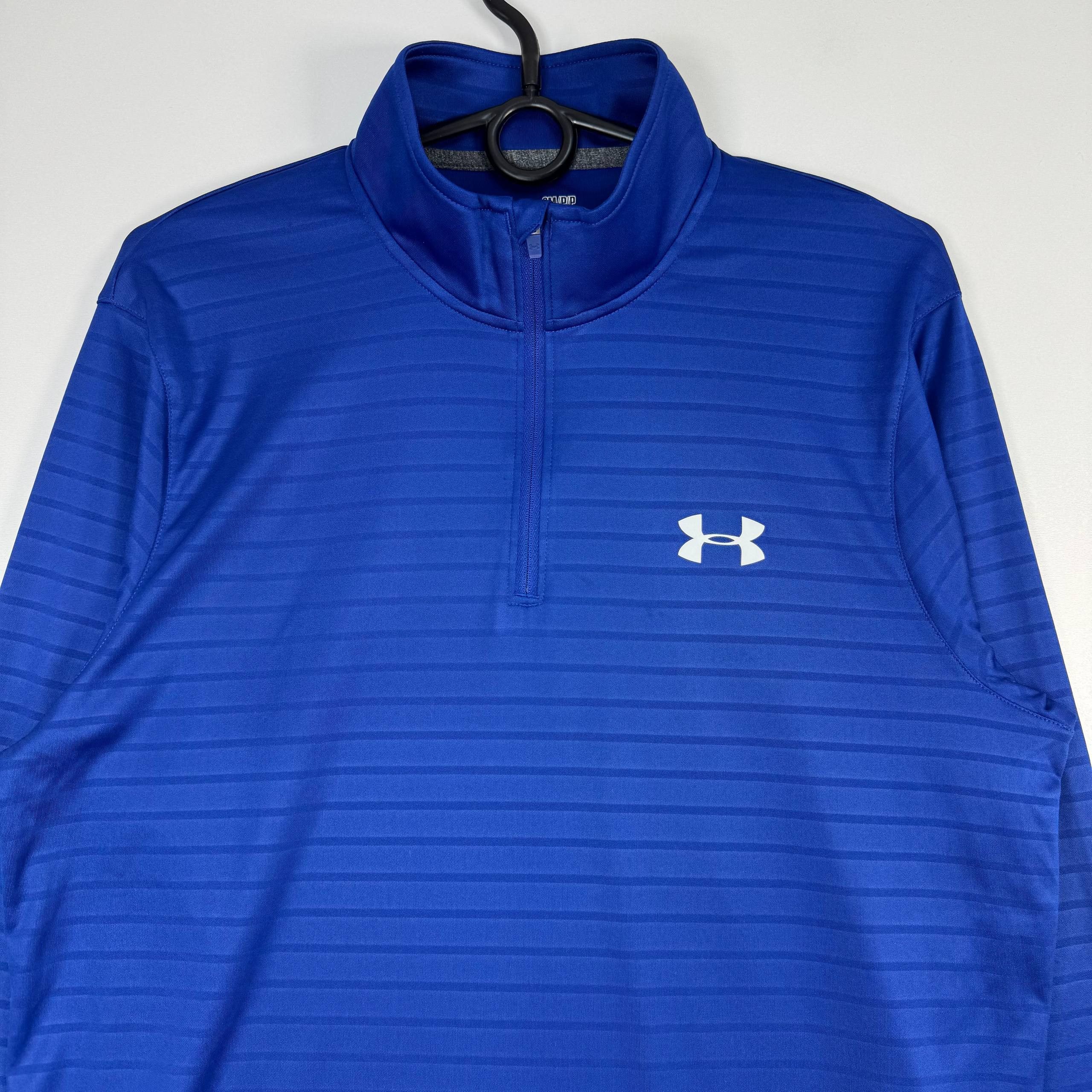 Under Armour Under Armour Quarter Zip Pullover Blue Mens Size S Size US S / EU 44-46 / 1 - 2 Thumbnail