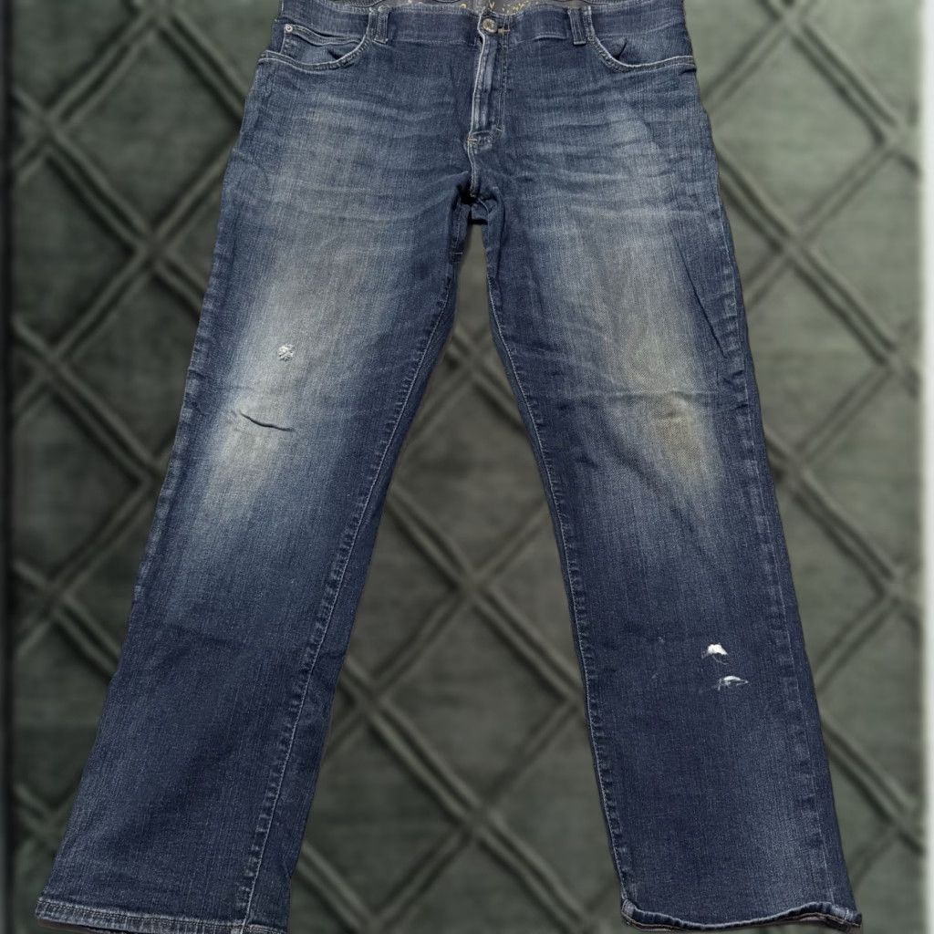 Lee Lee Jeans Men's Blue Denim Regular Motion Stretch Straight 40x32 Regular Fit Jeans Size US 40 / EU 56 - 1 Thumbnail