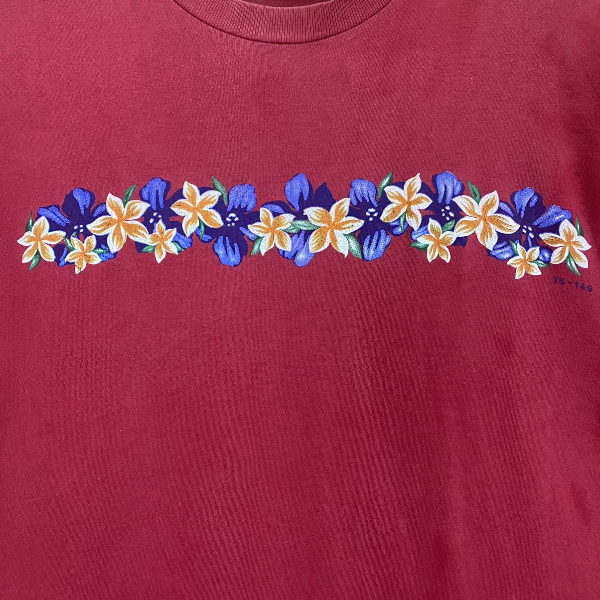 Quiksilver Vintage 90s Floral Hibiscus Graphic Shortsleeve Tee Size US M / EU 48-50 / 2 - 9 Thumbnail