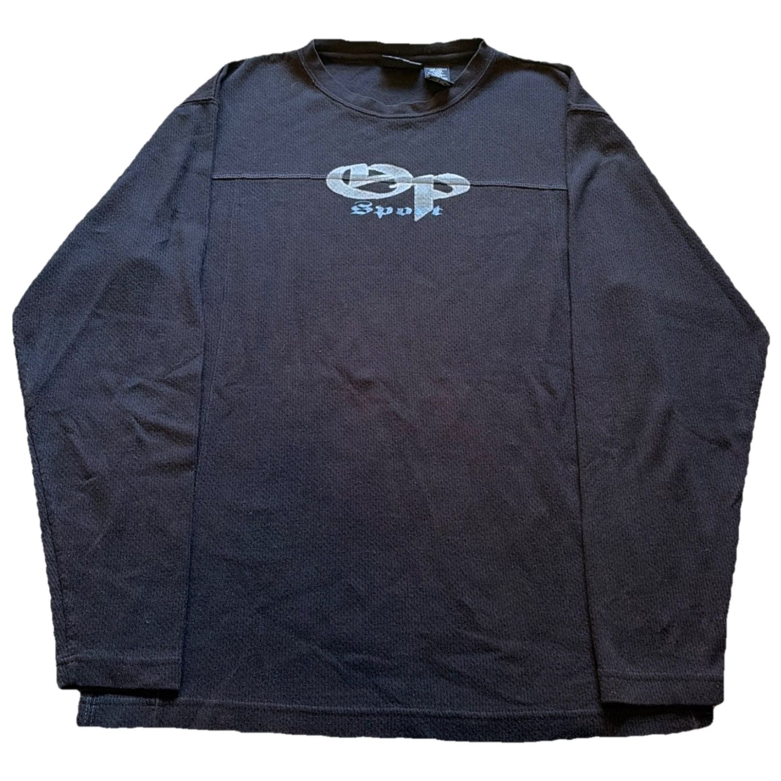 Ocean Pacific VINTAGE Ocean Pacific OP Sport Cyber Skate Surf Y2K 90s Long Sleeve Shirt Large Black Mens Size US L / EU 52-54 / 3 - 2 Thumbnail