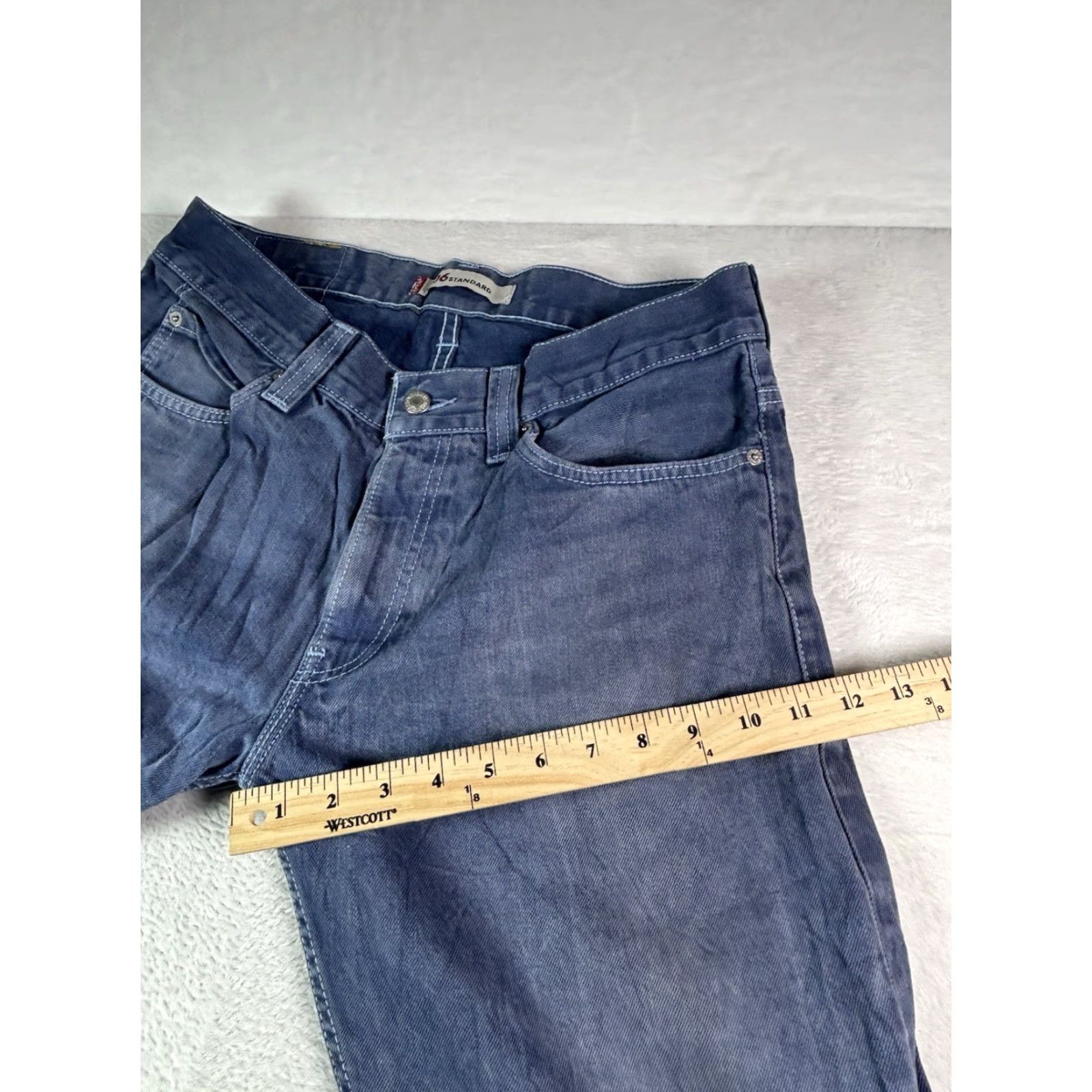 Levi's VINTAGE Levi's 506 Jeans Men Regular Fit 34x34 Denim Blue 80s 90s USA Straight Jeans Size US 34 / EU 50 - 6 Thumbnail