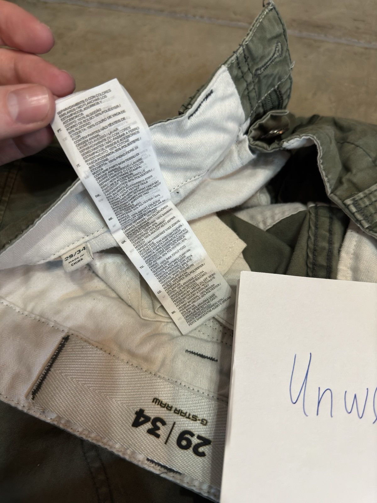 G-Star DRONER RELAXED TAPERED CARGO PANT Size US 29 - 9 Thumbnail