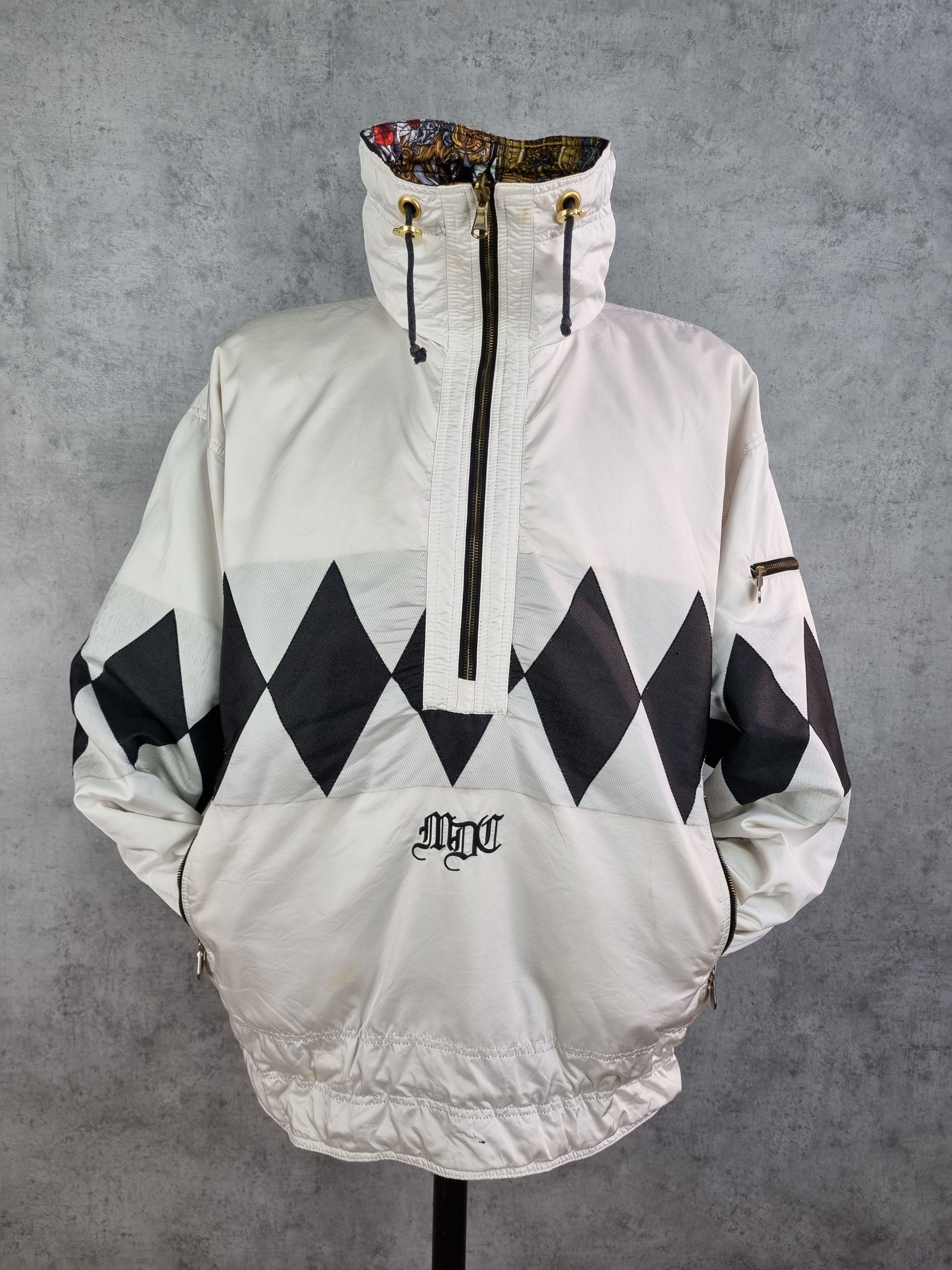 Japanese Brand 80s Stairway to Heaven 2 side Anorak jacket VERSACE style Size US L / EU 52-54 / 3 - 15 Thumbnail