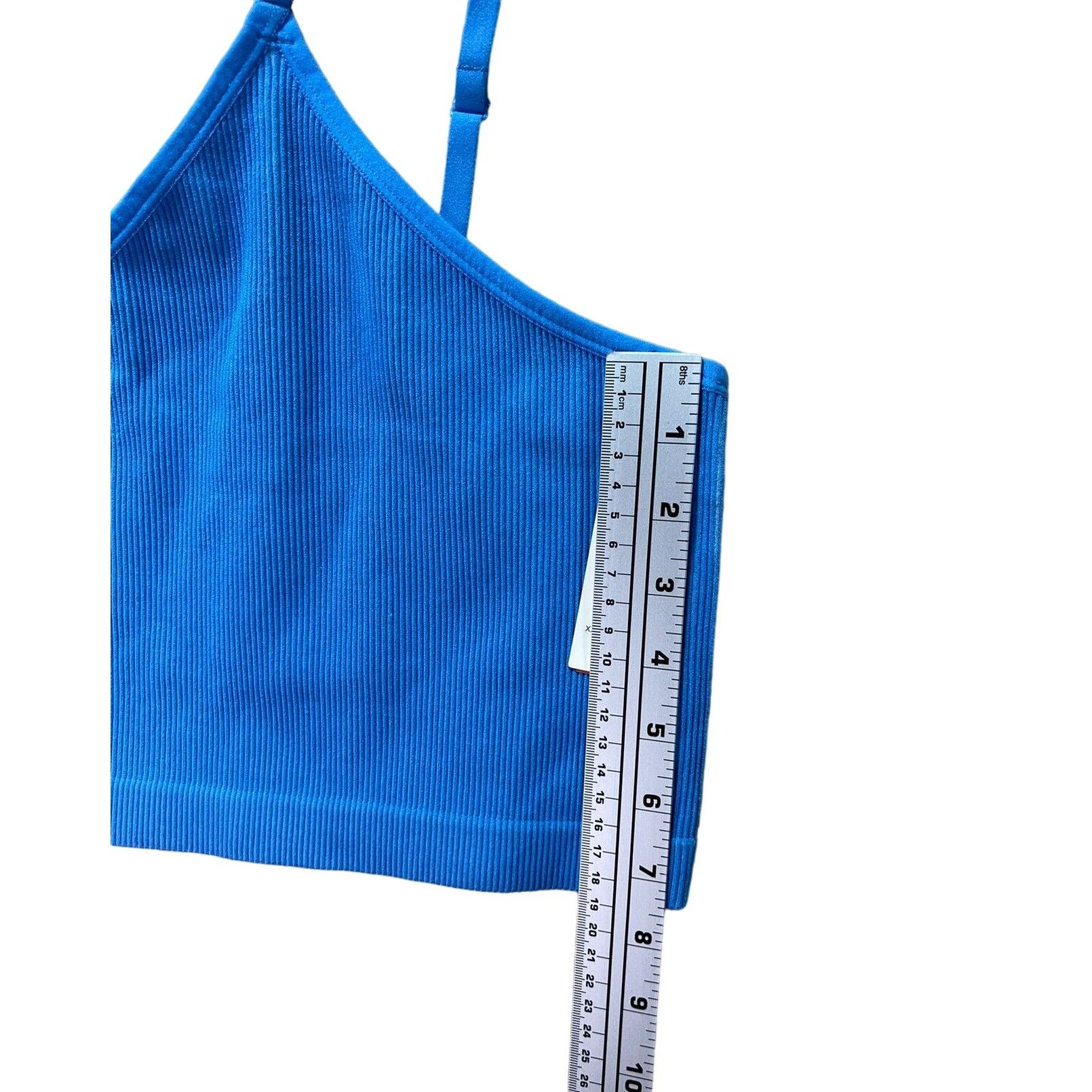 Other Colsie - Women's tank top Square Back Seamless Ribbed Halter Size M / US 6-8 / IT 42-44 - 7 Thumbnail