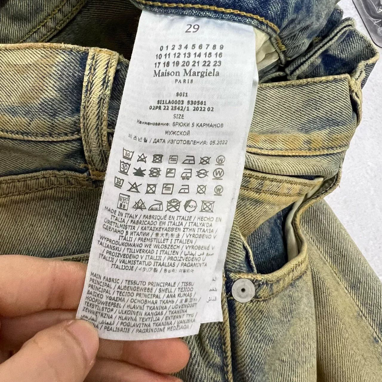 Maison Margiela Maison Margiela Distressed Stone-Wash Jeans Size US 29 - 5 Thumbnail