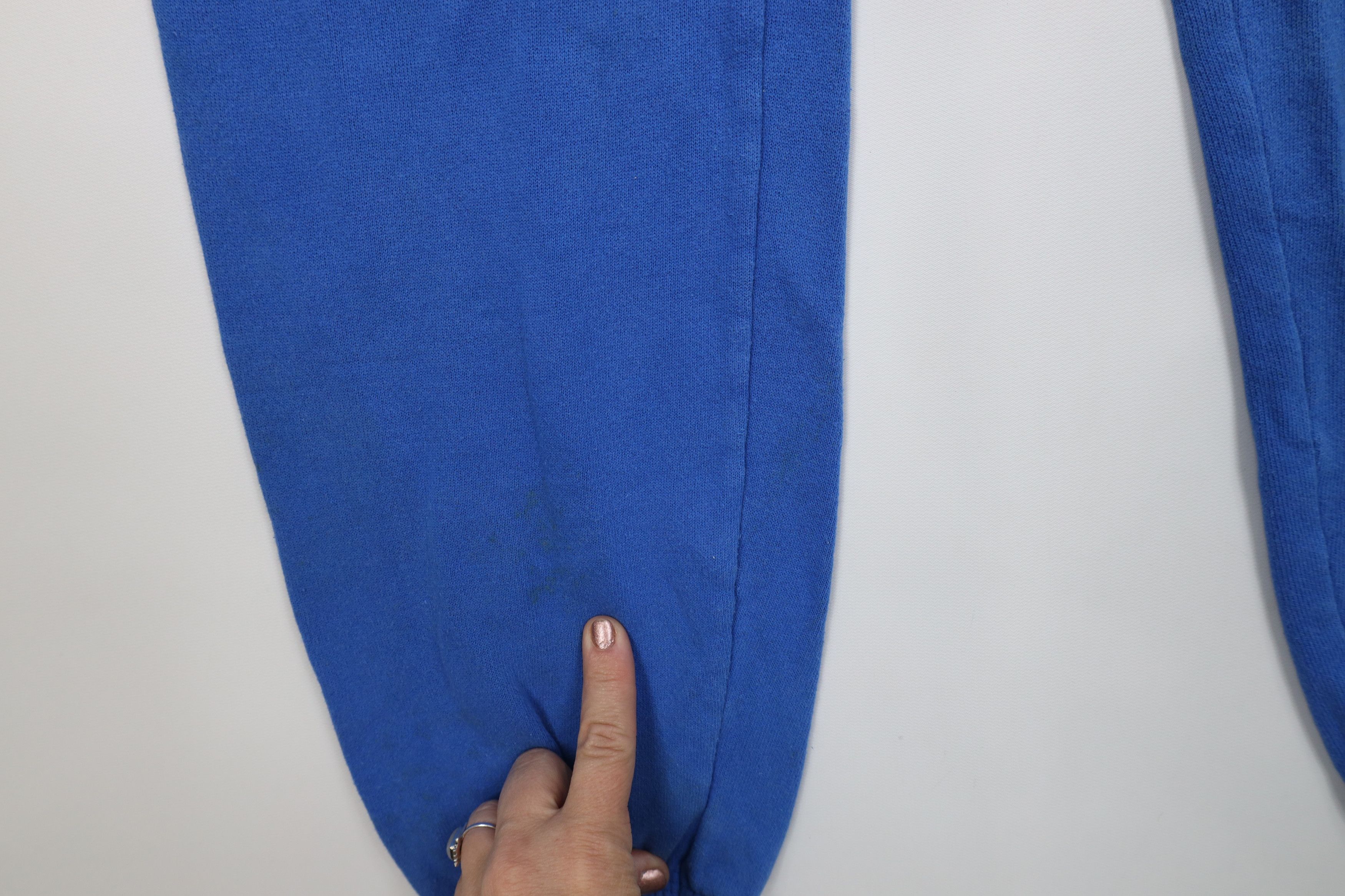 Hanes Vintage 80s 90s Hanes Sweatpants Joggers Royal Blue USA Size US 32 / EU 48 - 6 Thumbnail