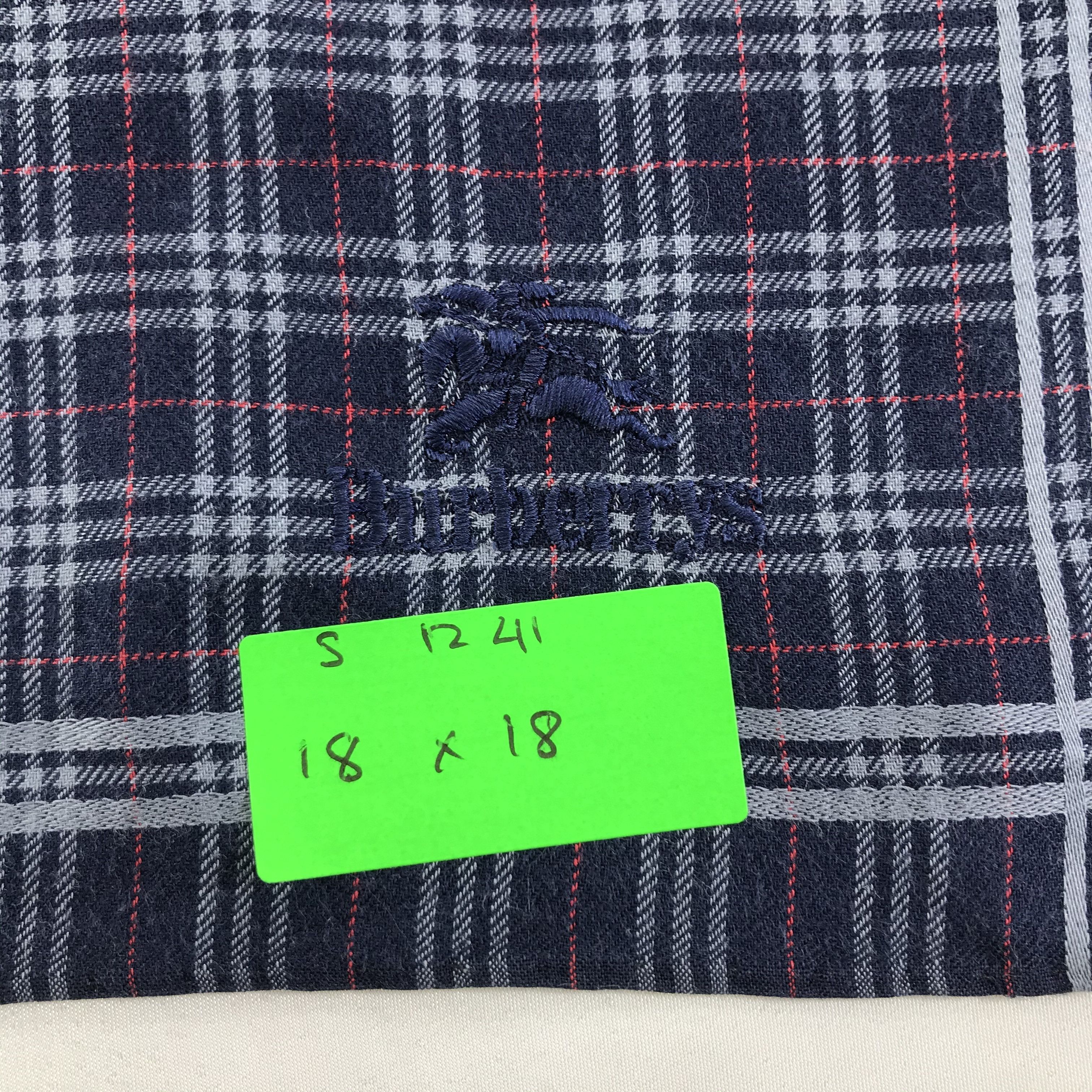 Burberry × Vintage Burberry Bandana / Handkerchief / Neckerchief - S1241 Size ONE SIZE - 5 Thumbnail
