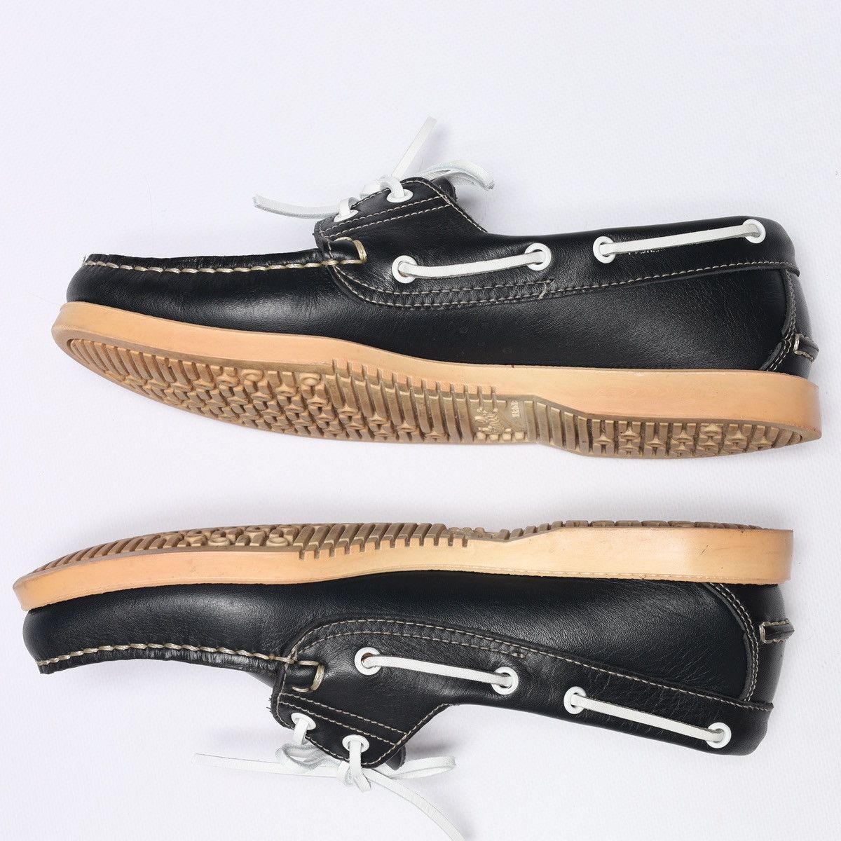 Paraboot Paraboot Veritable Mocassin Navy Leather Moccasin Shoes Size US 7.5 / EU 40-41 - 8 Thumbnail