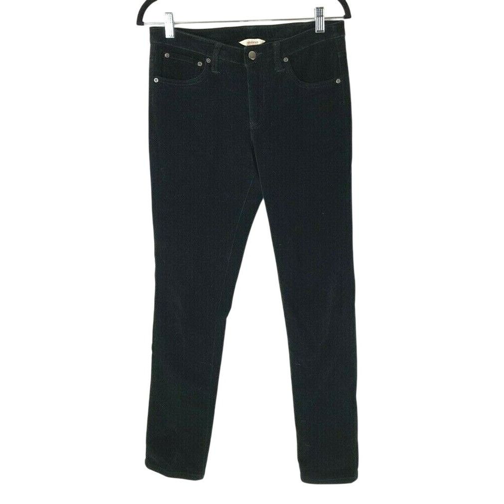 Other Sundance Catalog Womens Slim Skinny Jeans Velvet Black Stret Size 28" / US 6 / IT 42 - 1 Thumbnail