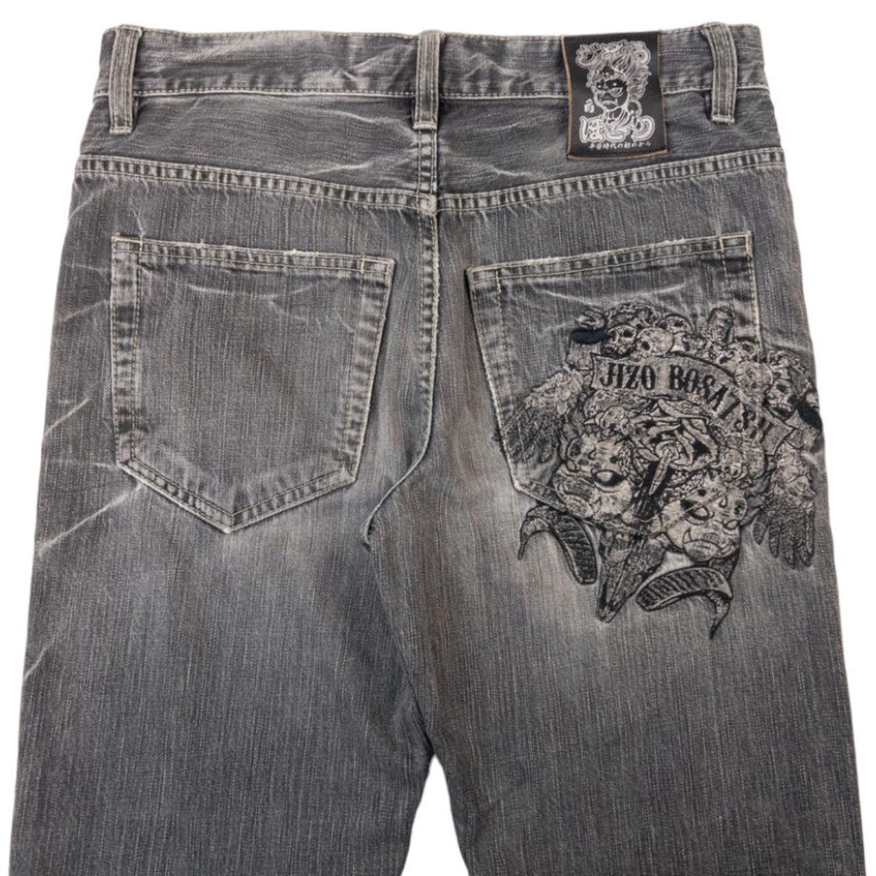 Other Vintage Jizo Japanese Embroidered Denim Jeans Size W29 Size US 29 - 1 Thumbnail