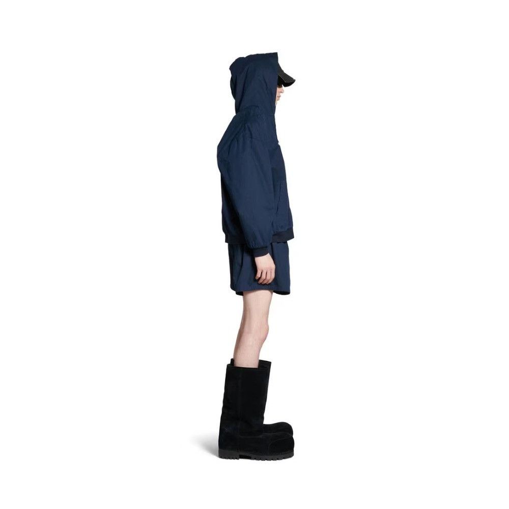 Balenciaga o1srvl11e1125 Zip-Up Hoodie Large Fit in Blue Size US S / EU 44-46 / 1 - 4 Thumbnail