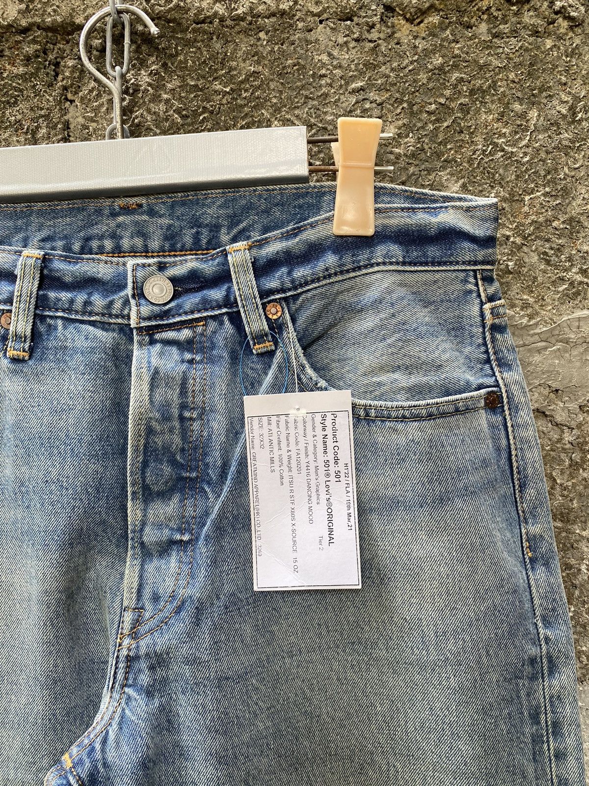 Levi's Made & Crafted 501 Dancing Mood Selvedge Jeans Size US 32 / EU 48 - 7 Thumbnail
