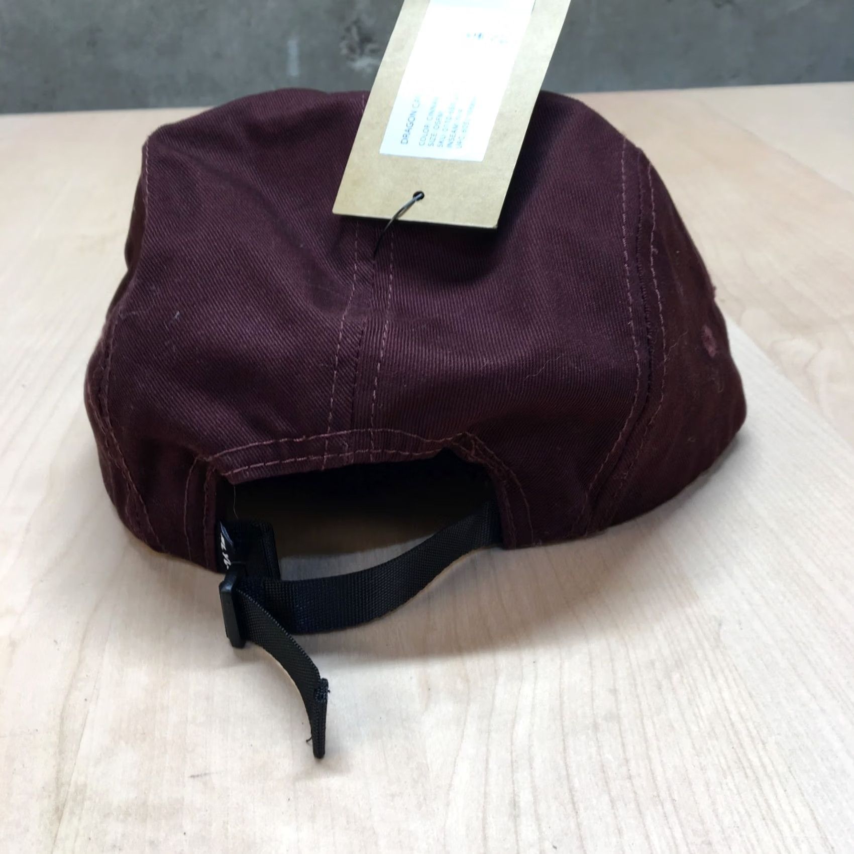 Flylow Flylow Dragon Cap 5 Panel Hat Maroon Red Strapback NWT Outdoors Climbing Mens One Size Adjustable Hat Size ONE SIZE - 4 Thumbnail